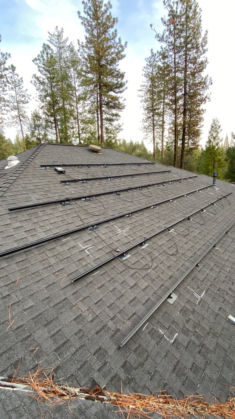 Solar Panel Installation using Solar Panels by Byers Enterprises 