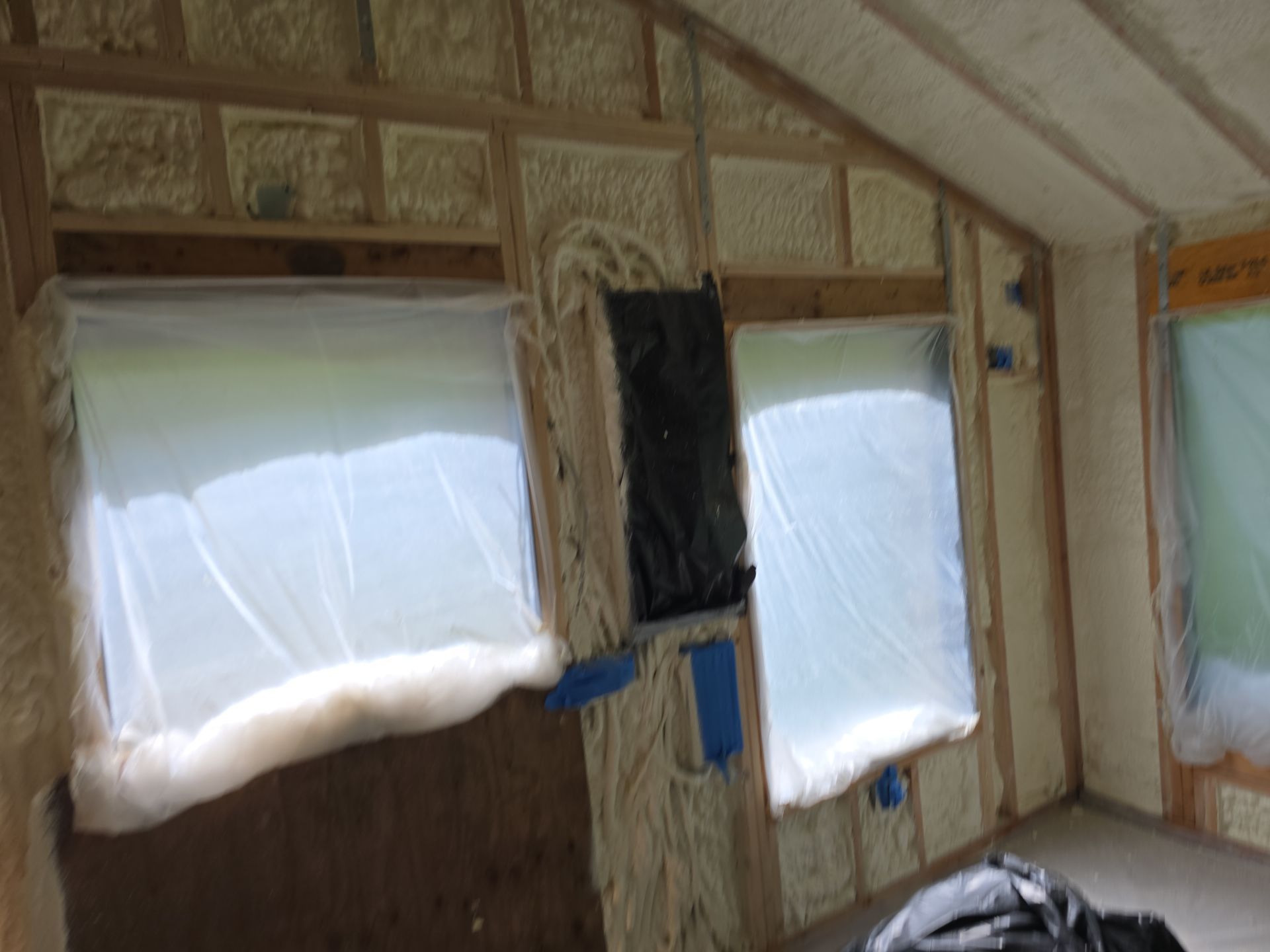Attic Insulation using Closed Cell Spray Foam by NYS Foam & Energy