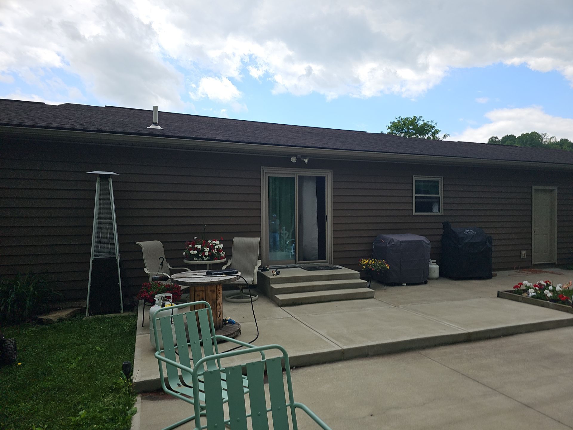 Cambridge Ohio Shingle Roof and Patio Roof Installation by Pine Ridge Roofing LLC