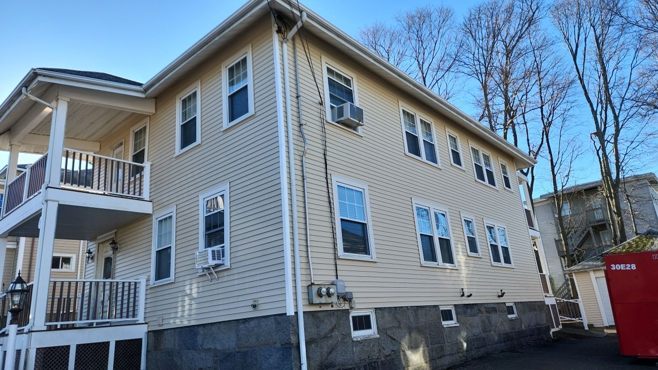 Layover siding project in. Quincy, MA by UBrothers Construction