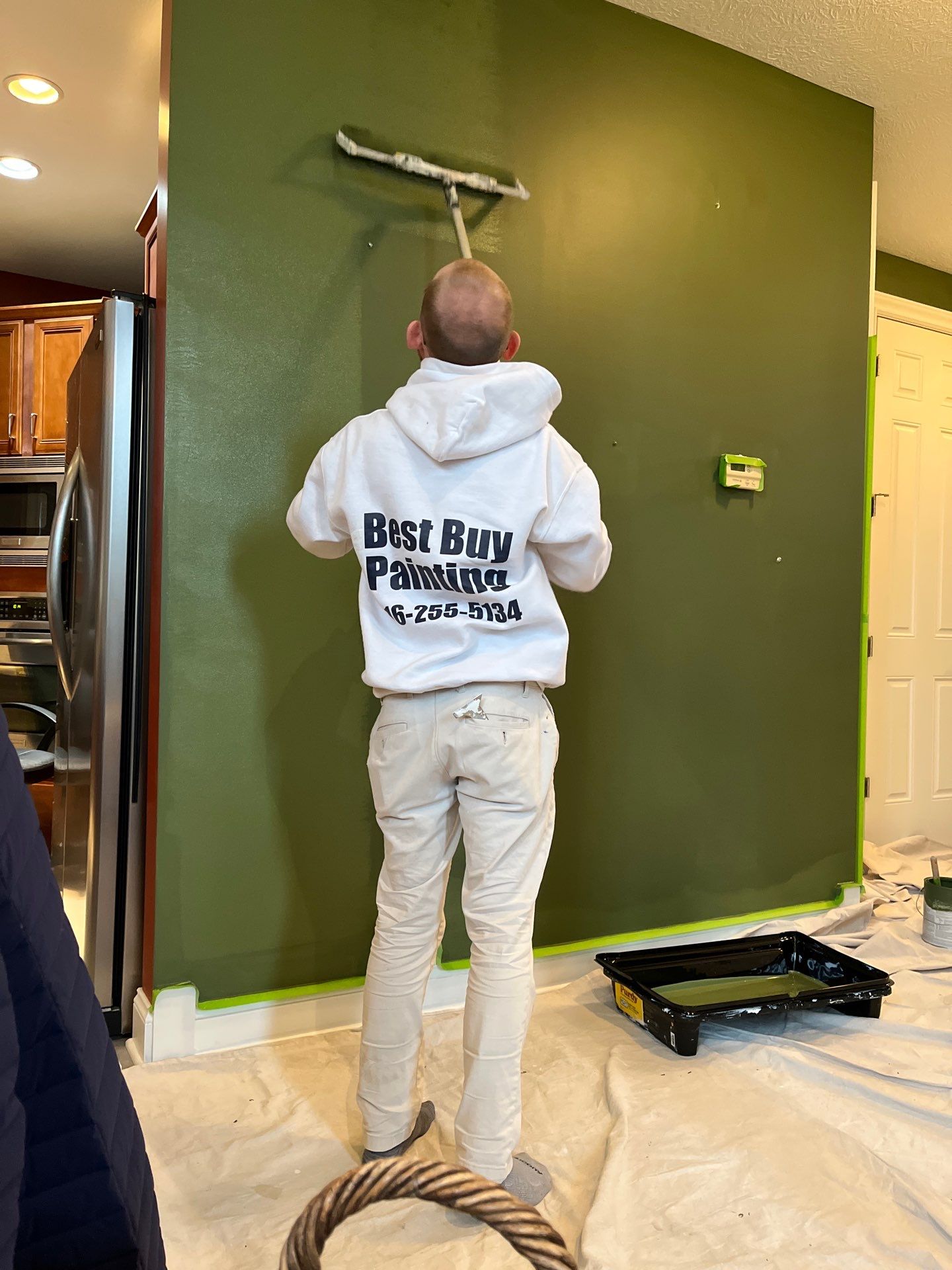 Orange Town Home by Best Buy Painting 