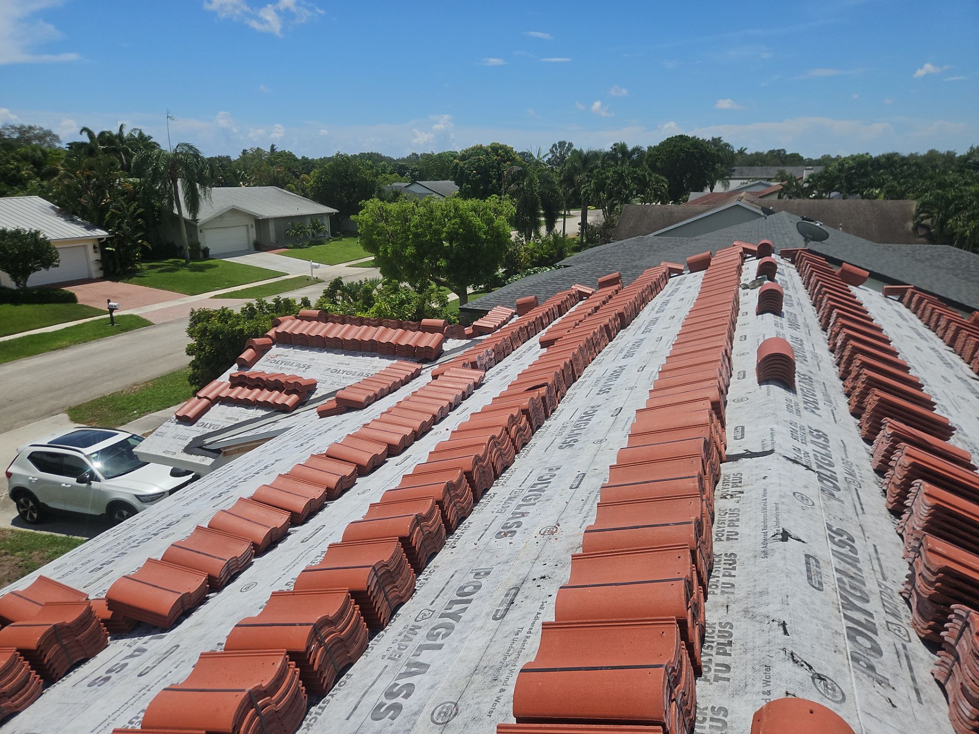 Residential Roofing Installation using WestLake Roofing Tile by BLUES BROTHERS ROOFING