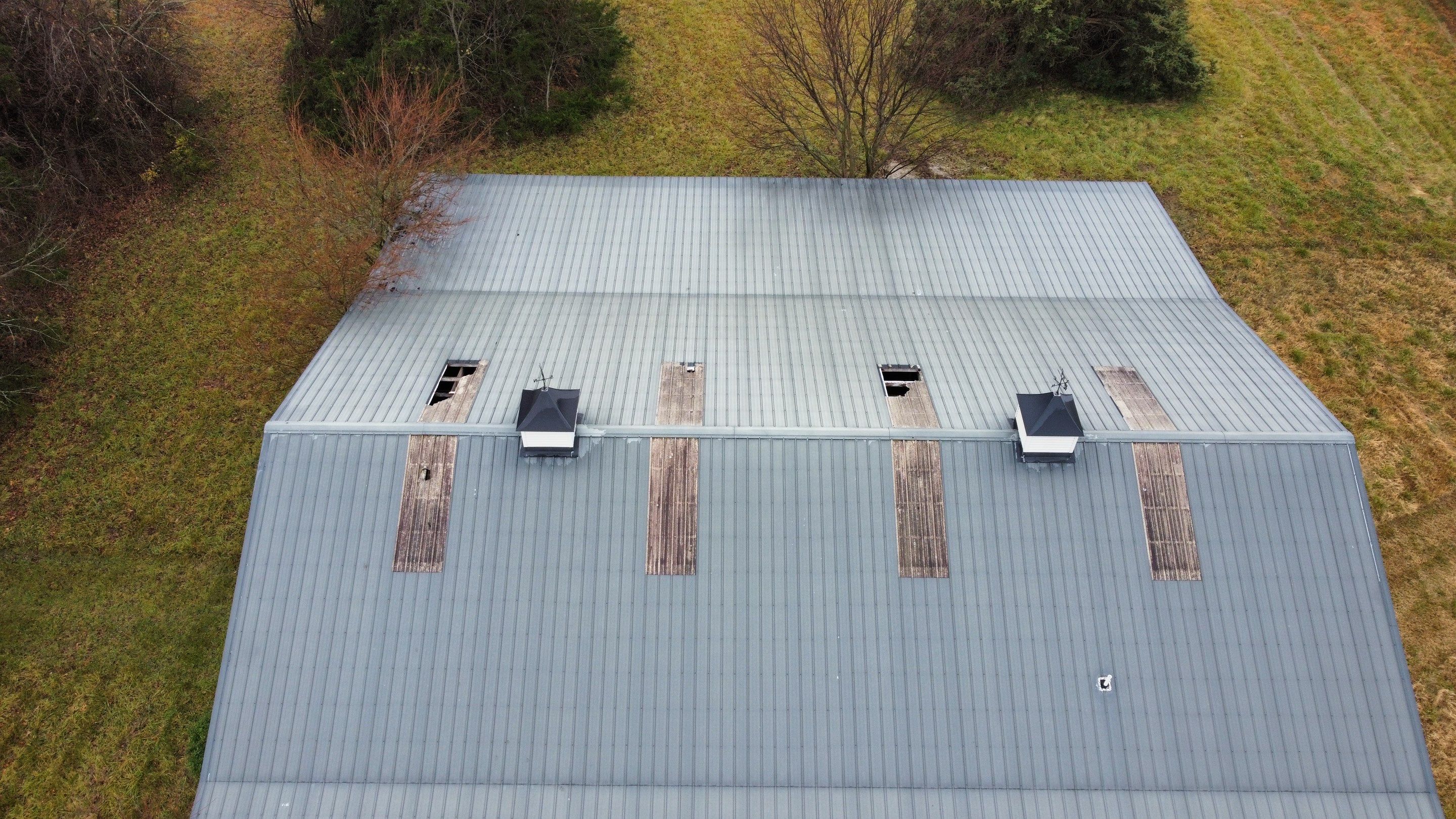 Metal Barn - Skylights Replacement  by Titan Commercial & Residential Roofing 