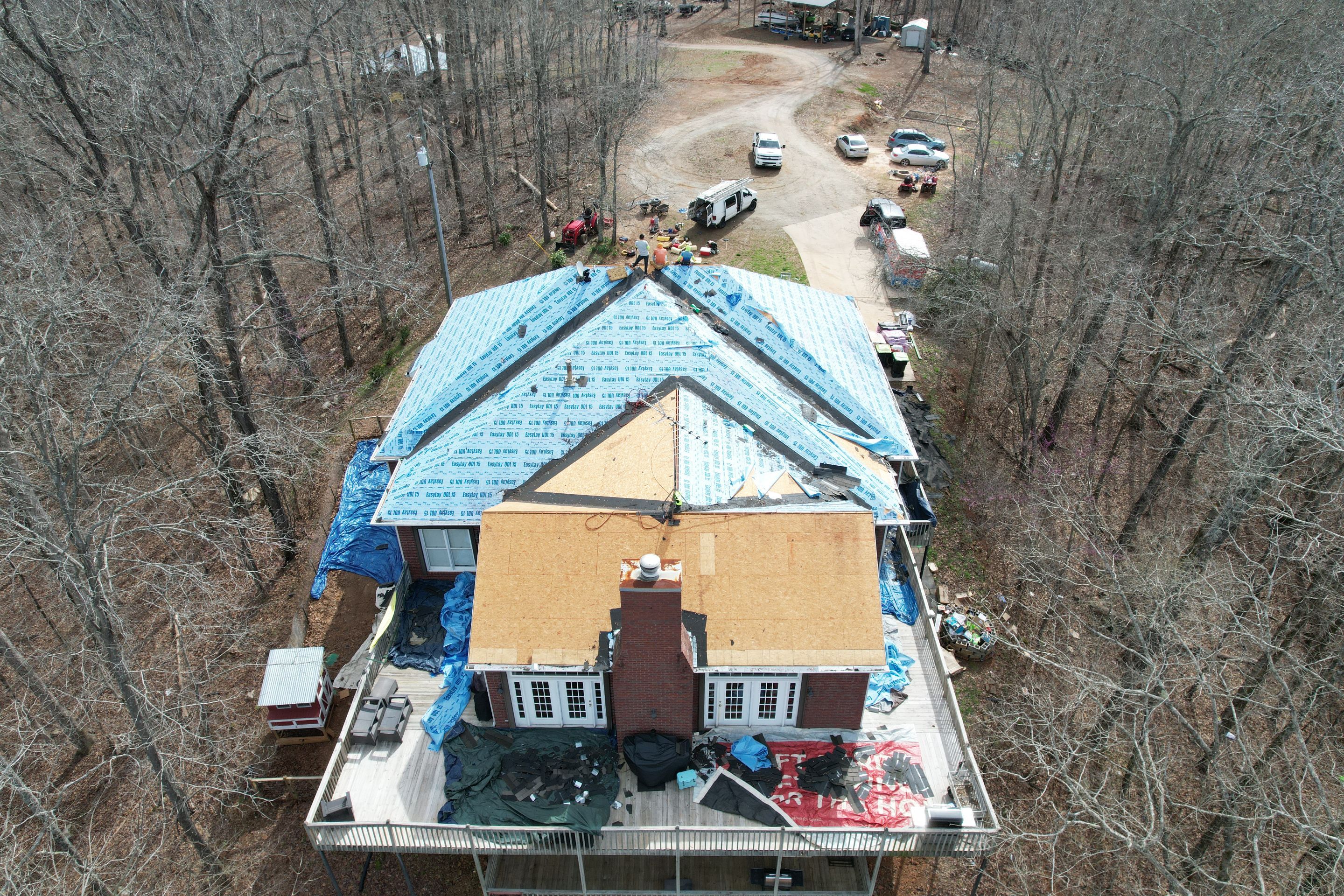Residential Roofing Installation using Owens Corning by Inspector Roofing and Restoration