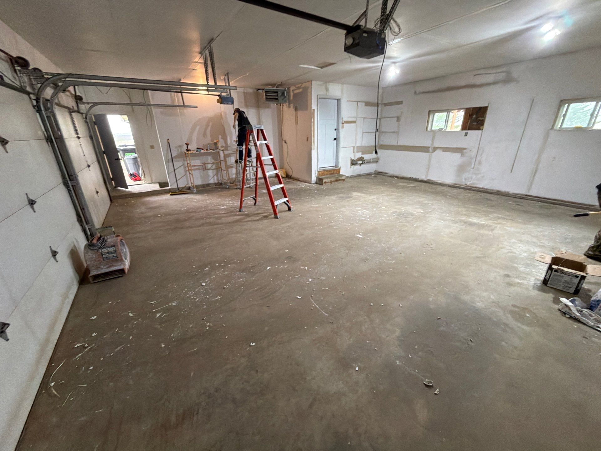 Hartford Garage Concrete Coating With Orbit Flake Finish by Select Painting, Coatings & Garage Cabinets
