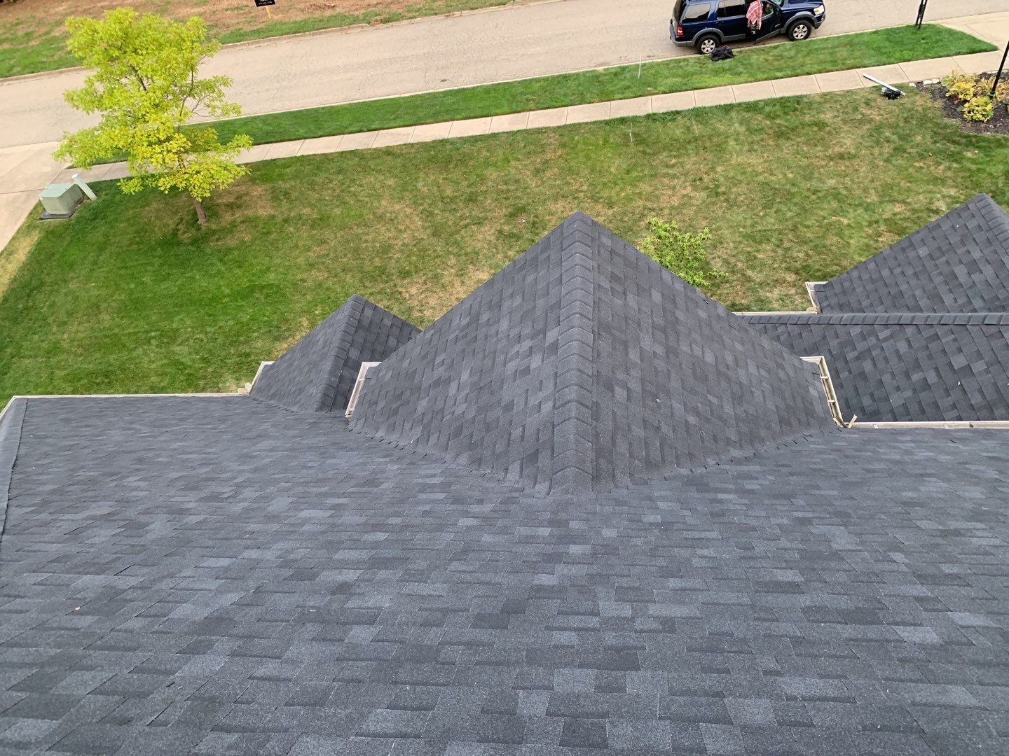 Residential Roofing Installation using Owens Corning Onyx Black Durations by WIW Enterprises Inc