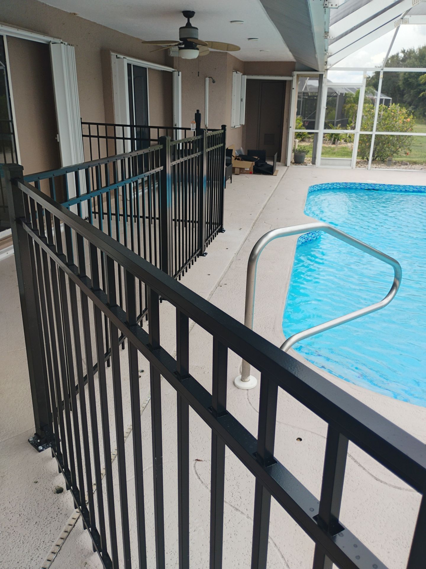 Aluminum Pool Screen Enclosure and Safety Fencing in Punta Gorda by True Fence LLC