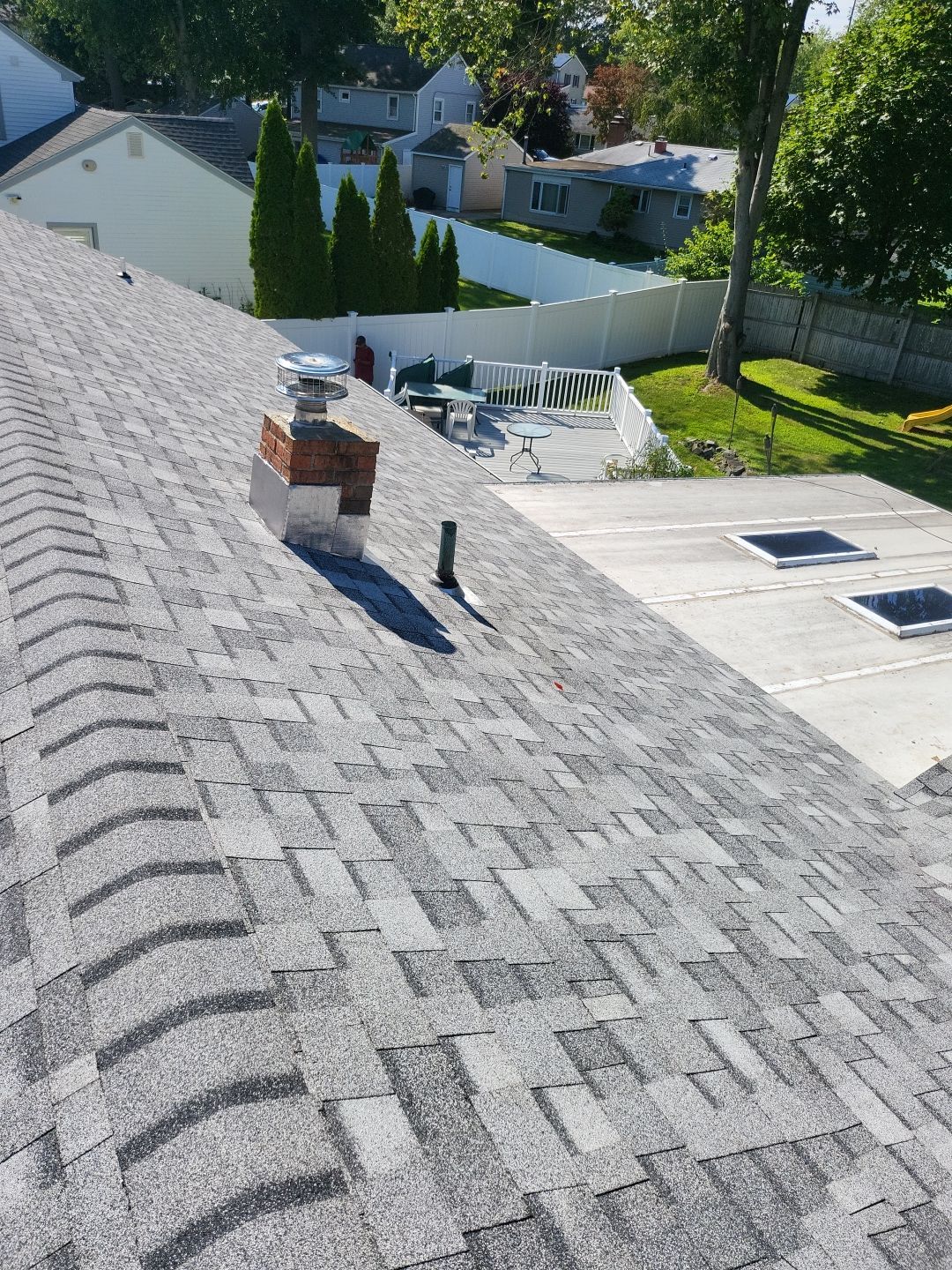 Residential Roofing Installation using Owens Corning TruDefinition Sierra Gray by A Plus Exterior