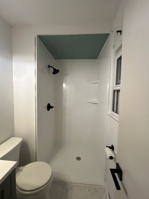 Bathroom Remodel using Shower Base