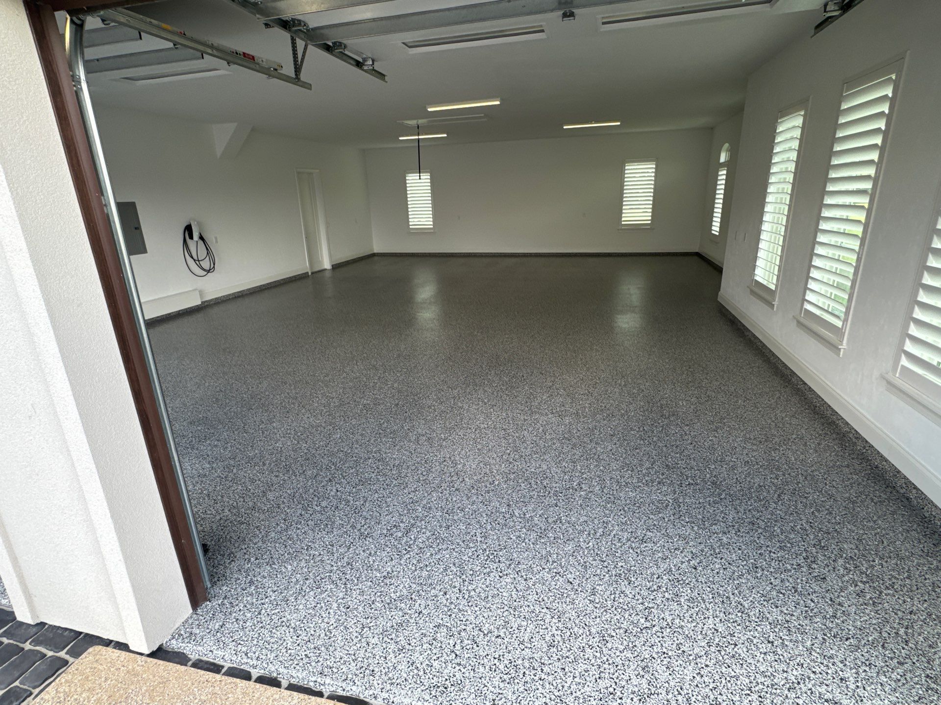 Garage Project in Newberry, FL in Domino by Cross Creek Concrete Coatings