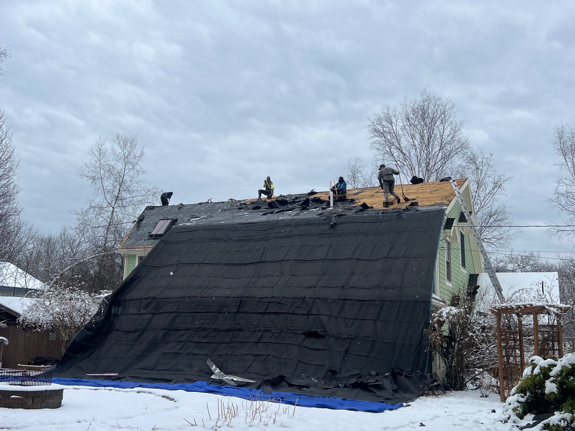 OC Roofing System Installed in Falmouth, ME by Tall pine roofing