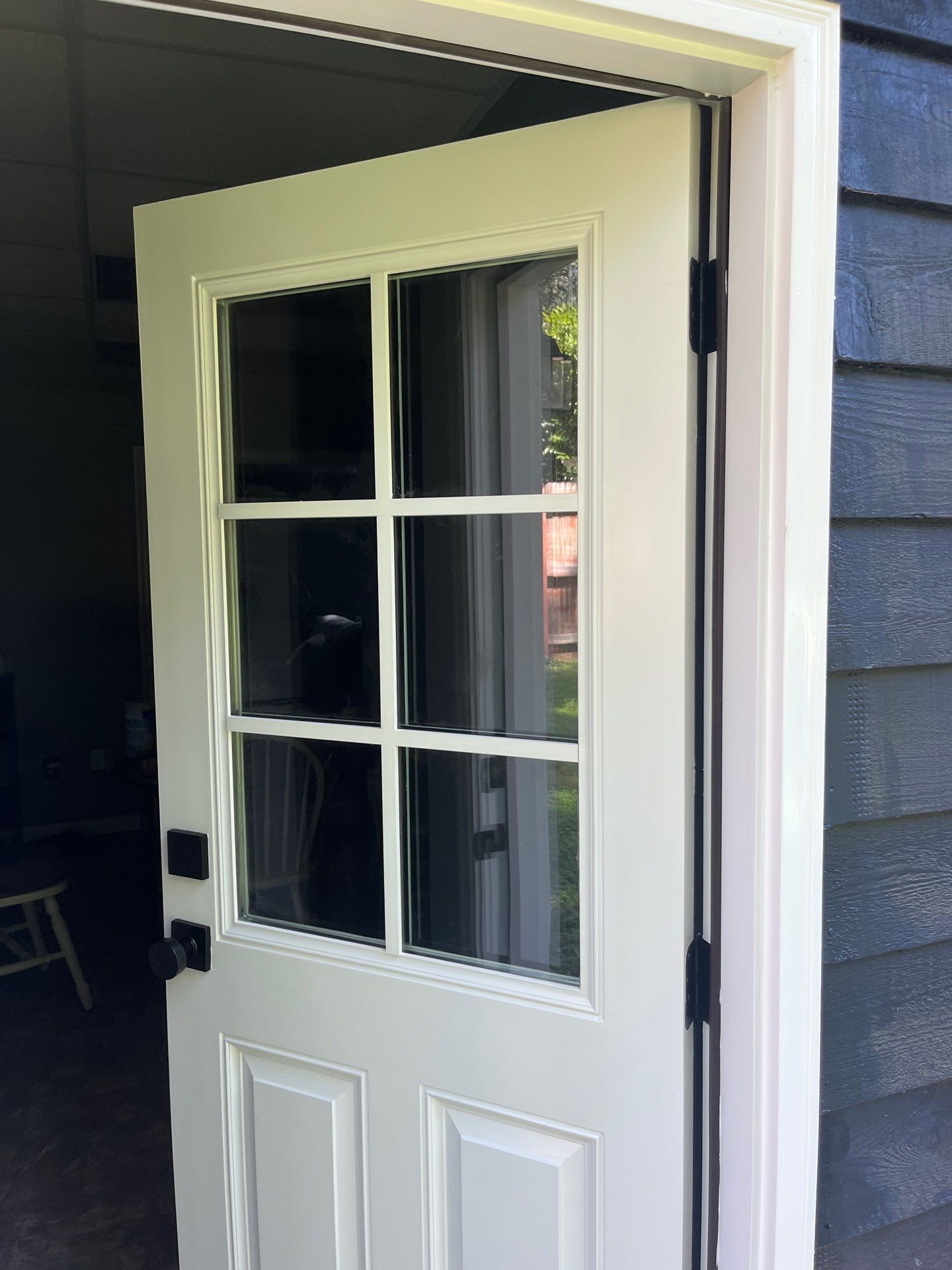 Three Door Installations using Harris Fiberglass Doors by Nelson Exteriors 