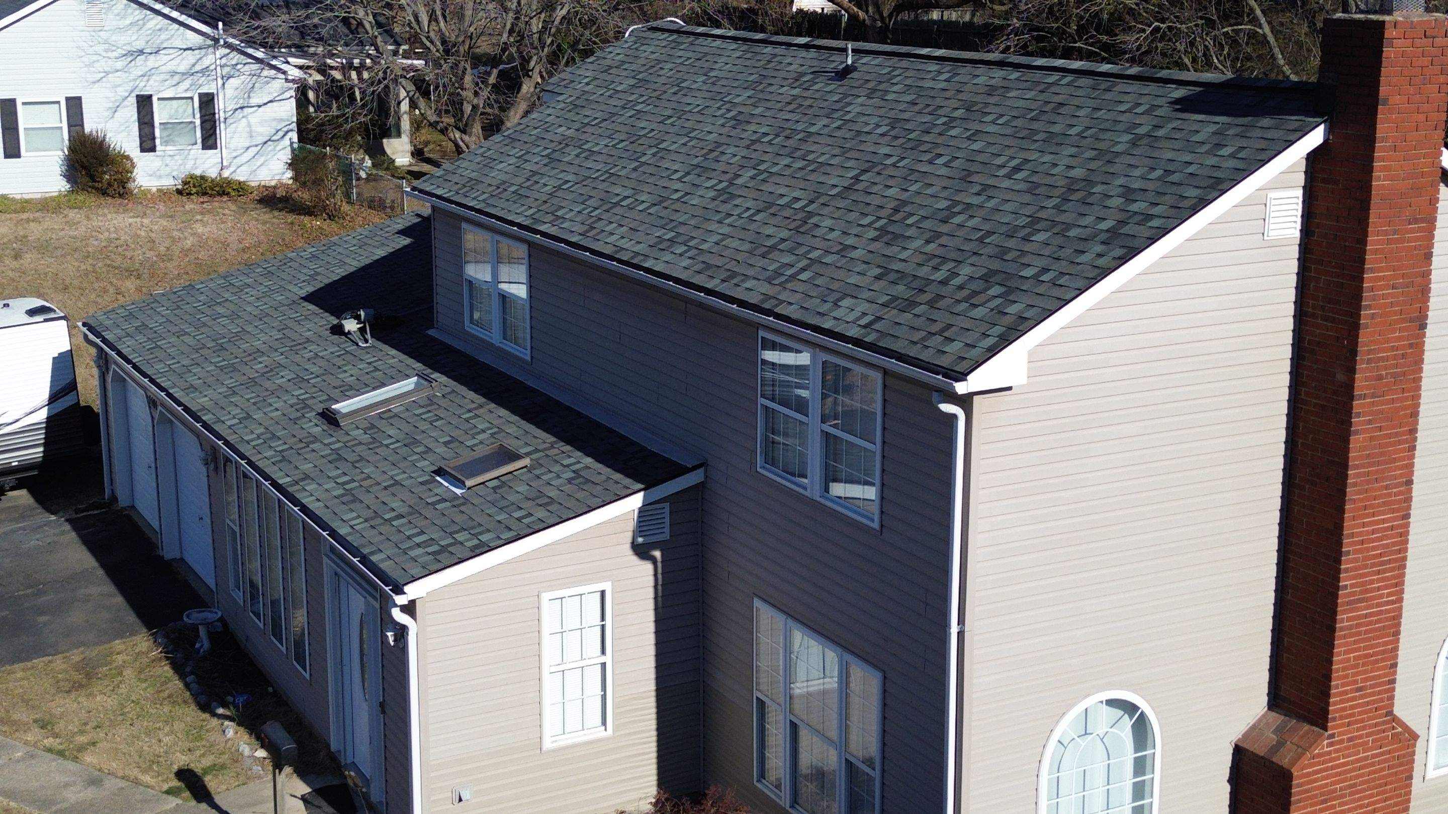 Residential Roofing Installation using TAMKO TITAN - THUNDERSTORM GRAY by Storm Ready Exteriors