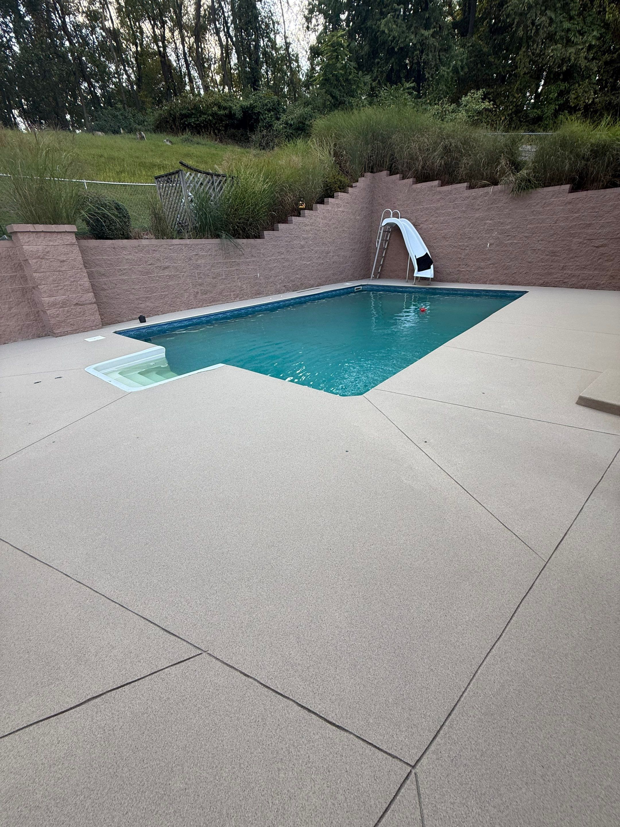 Oxford Pool Deck Project in McKees Rocks by Floors in a Day, Inc