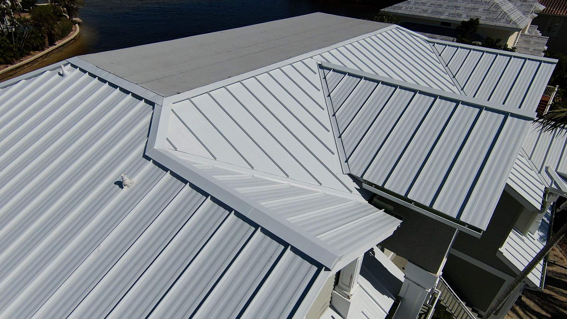 Sanibel Island Standing Seam Roof Replacement by Four Peaks Roofing