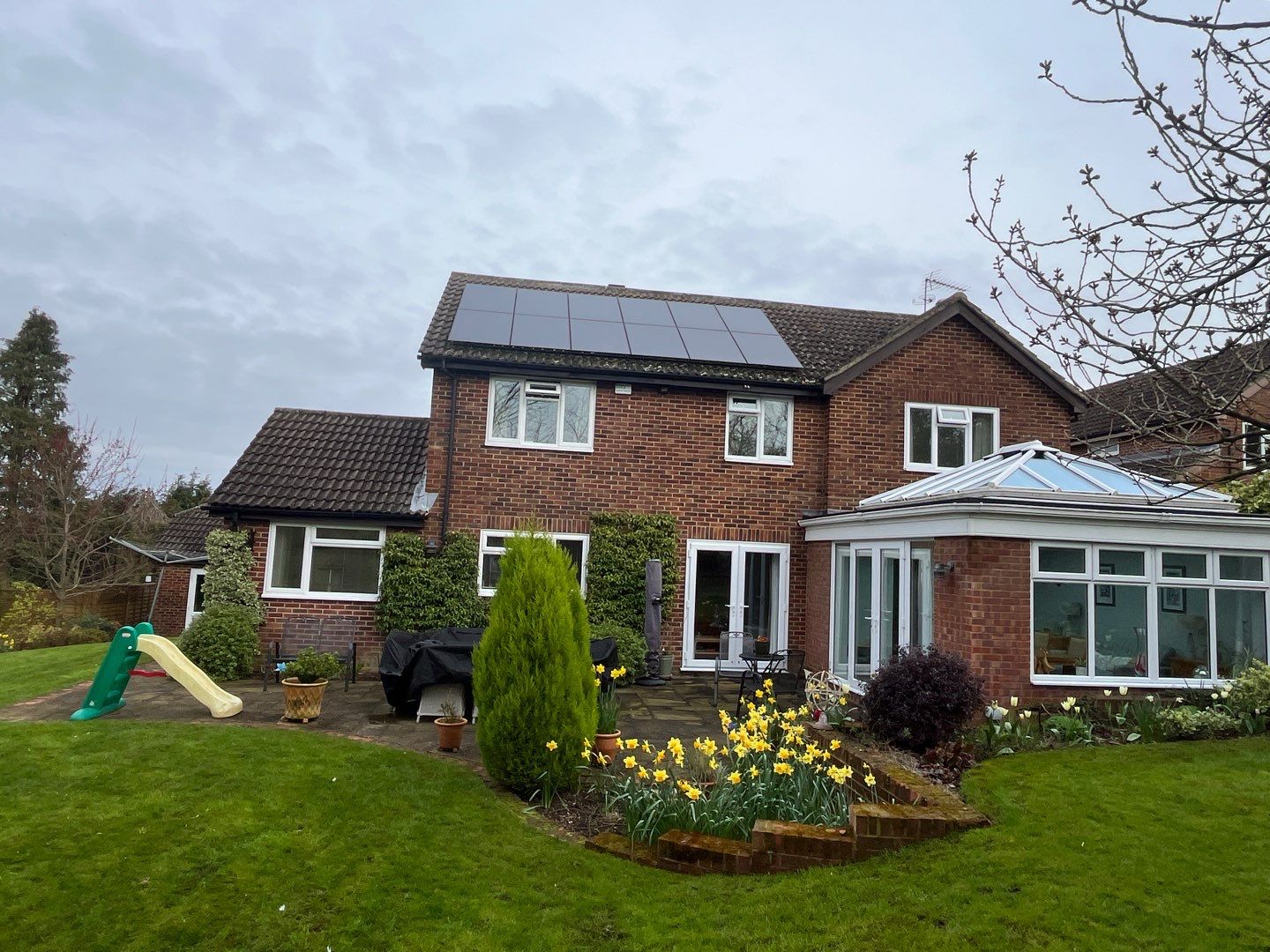 Roof Clean - Biocide Treatment using Honda 15lpm Low Pressure Washing Machine by Ges Exterior Cleaning ltd