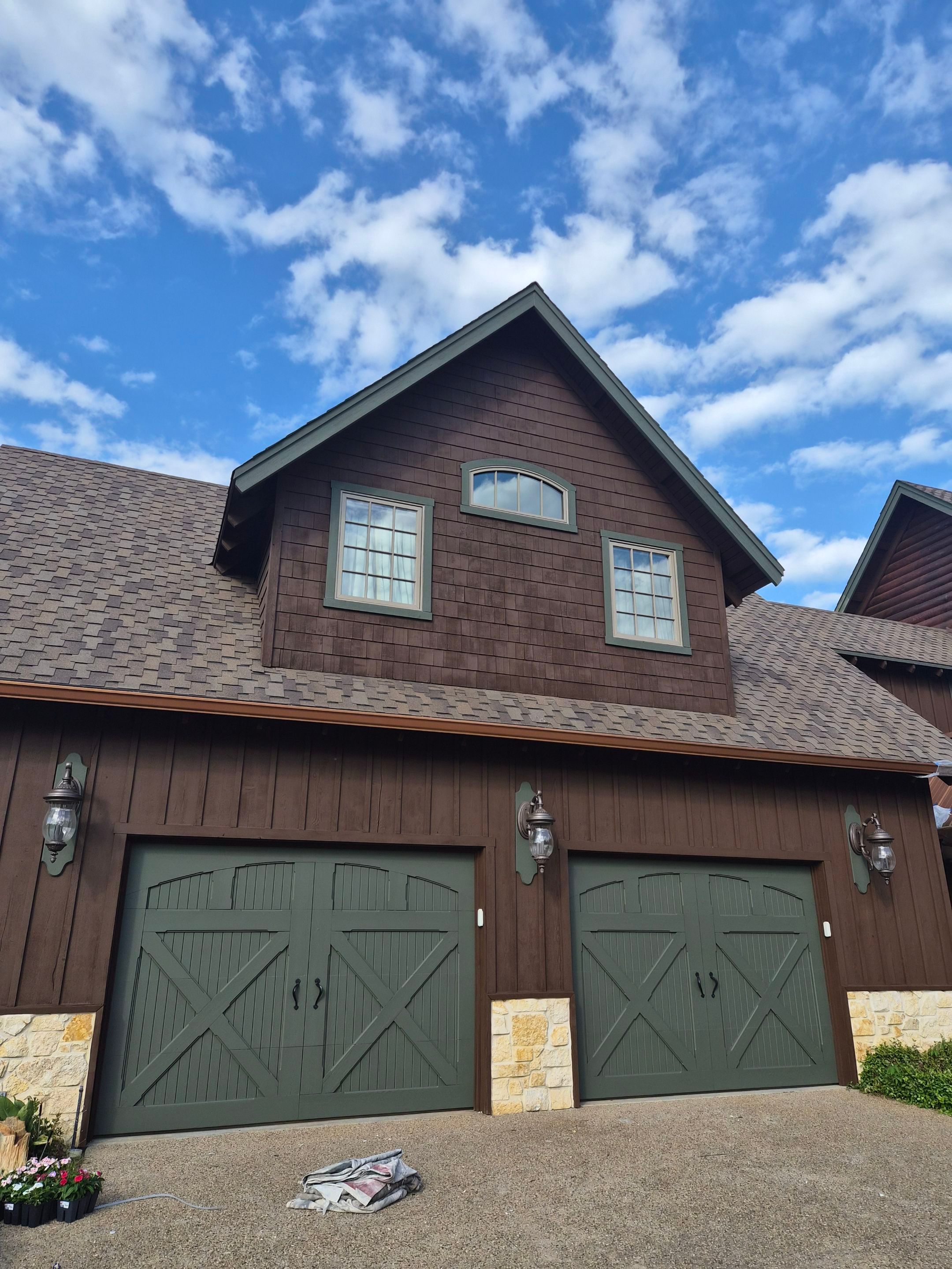 A Complete Exterior Refresh for a Custom Log Home & Property in Alba, Texas by Quality Coats Painting