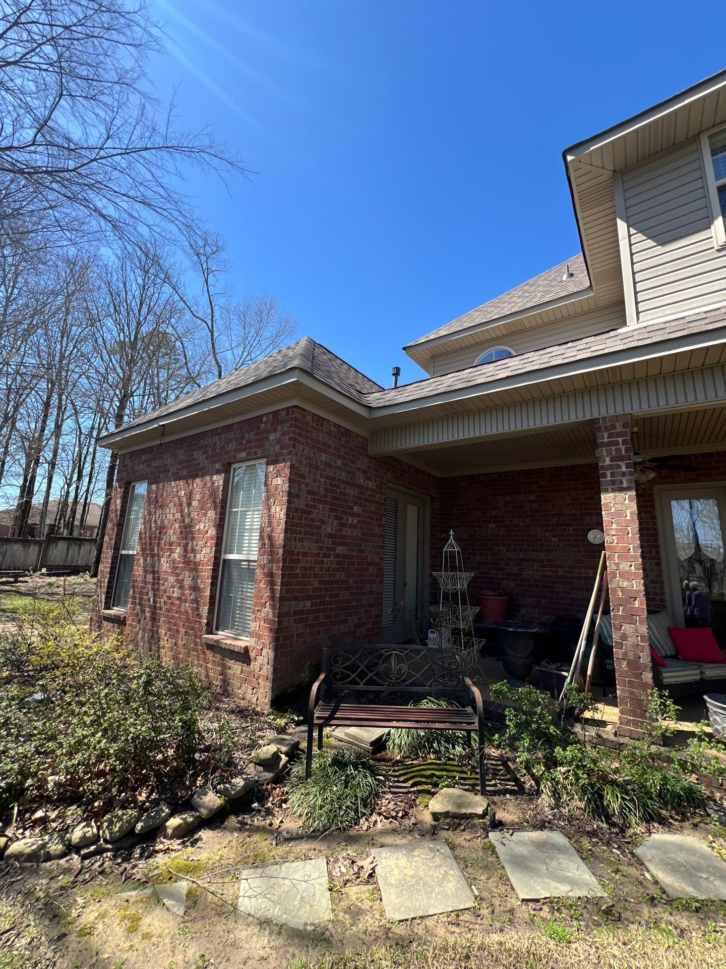 6" Aluminum Gutter Installation by Roberson Construction LLC