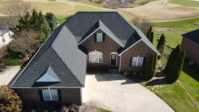 Residential Roofing Installation using GAF Timberline HDZ Charcoal