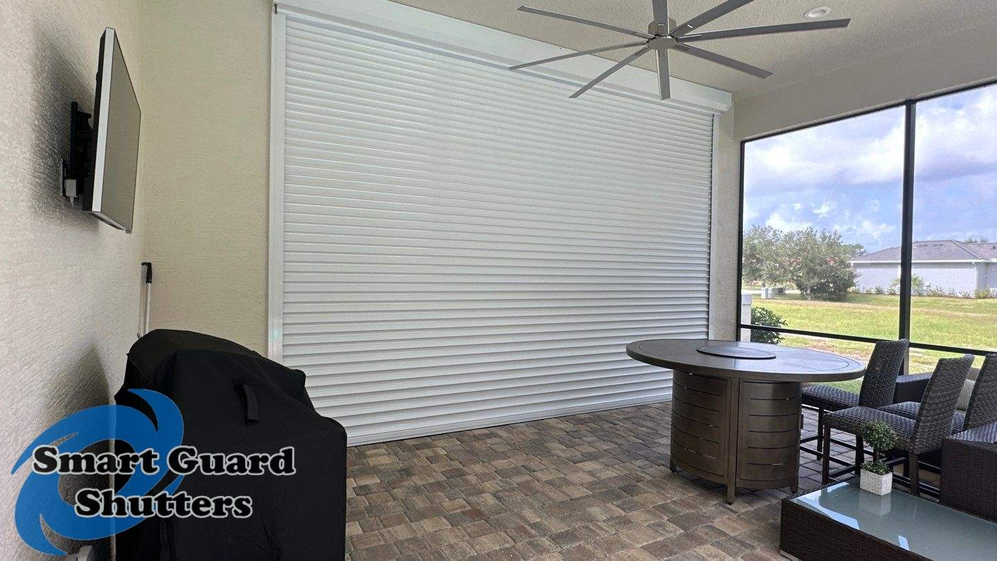 Rolling Shutter in White by Smart Guard Shutters