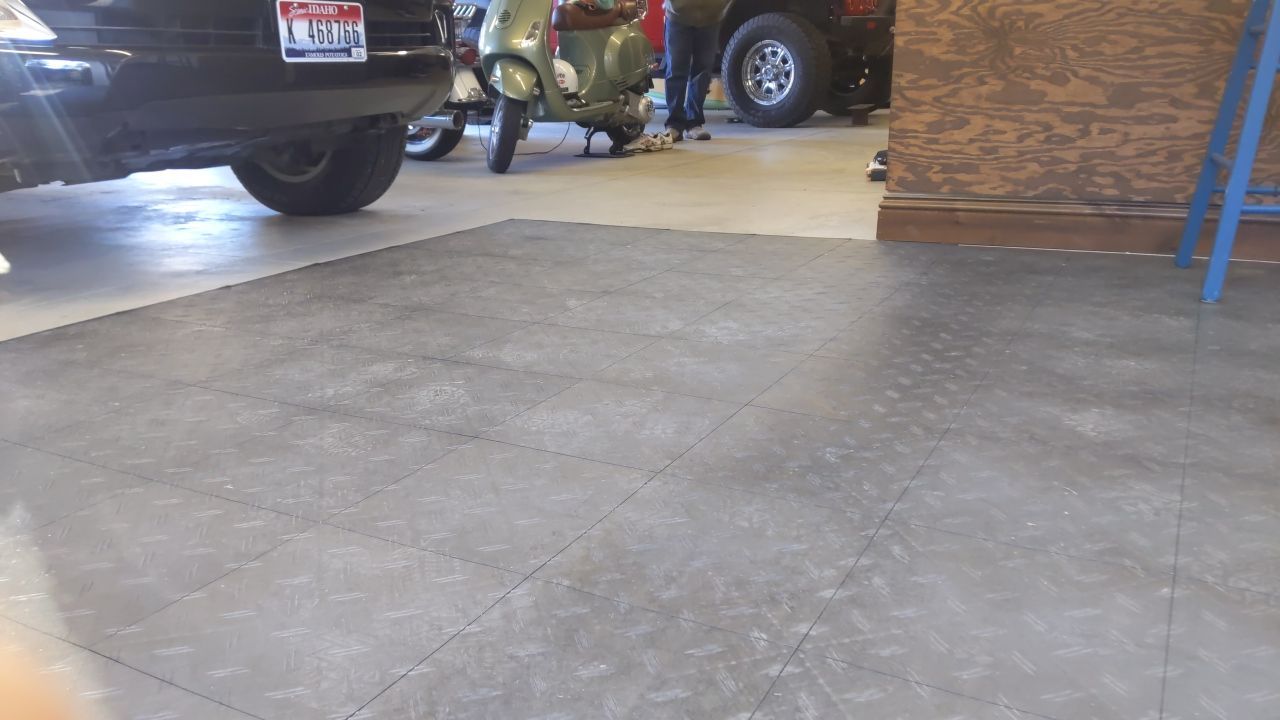 Garage Transformation using Mt Everest by Croc Coatings, LLC