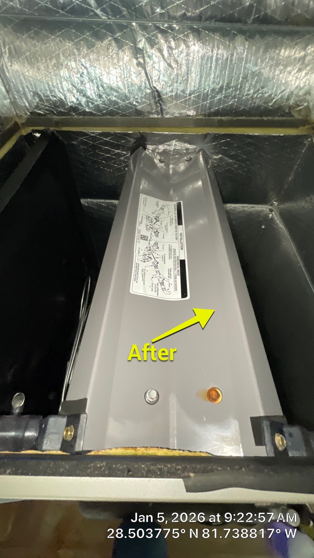 Air Duct and Dryer Vent cleaning in Clermont by Hygienic Air, Inc