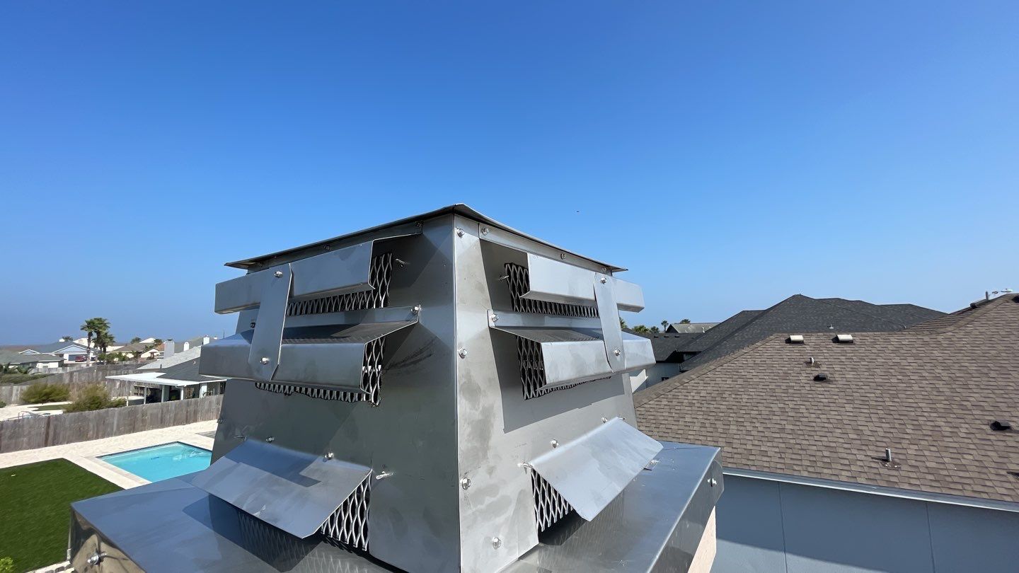 Chimney Cap Replacement With Stainless Steel by Lighthouse Roofing