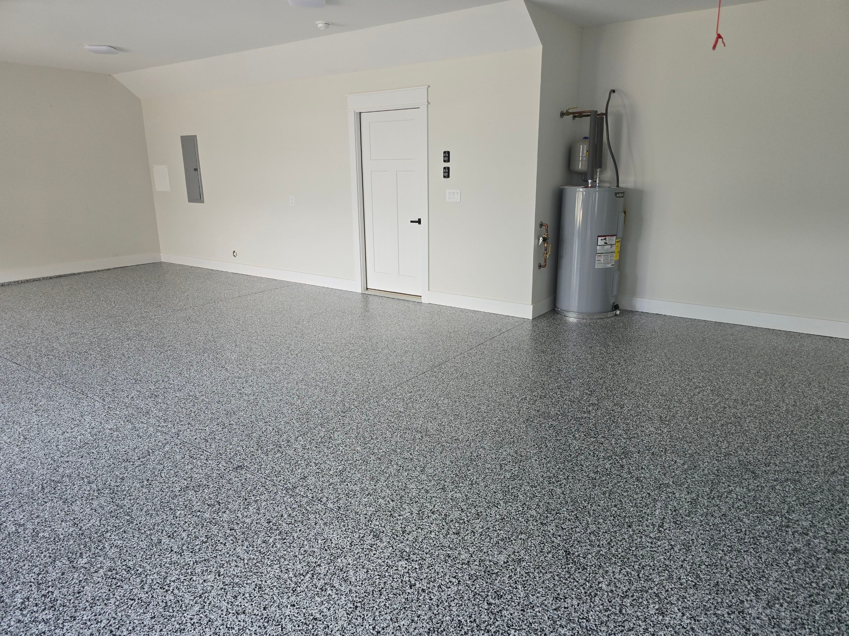 Garage using Domino by Elite Floor Solutions