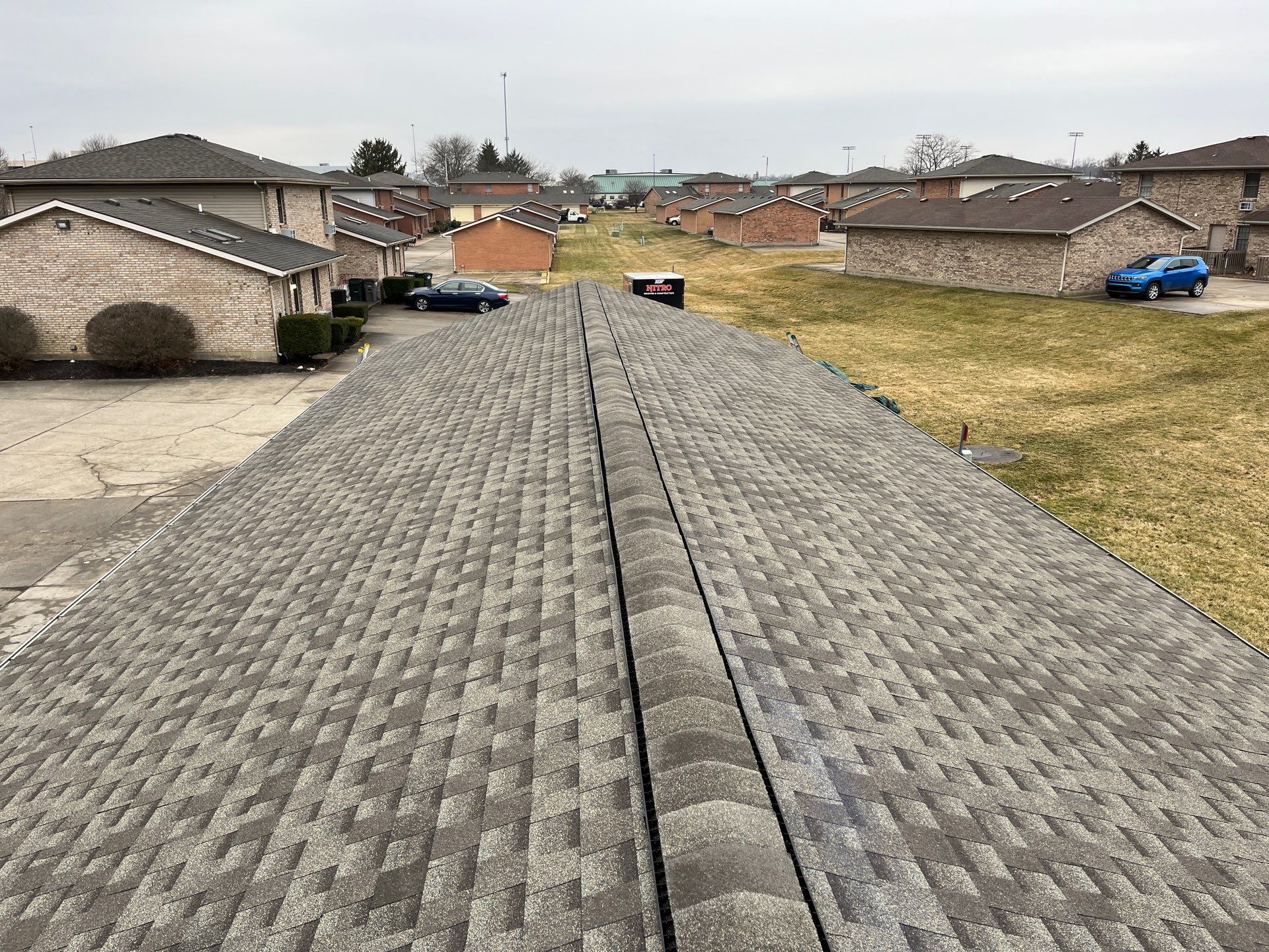 Residential Roofing Installation using GAF Timberline HDZ Weathered Wood by Nitro Roofing and Construction