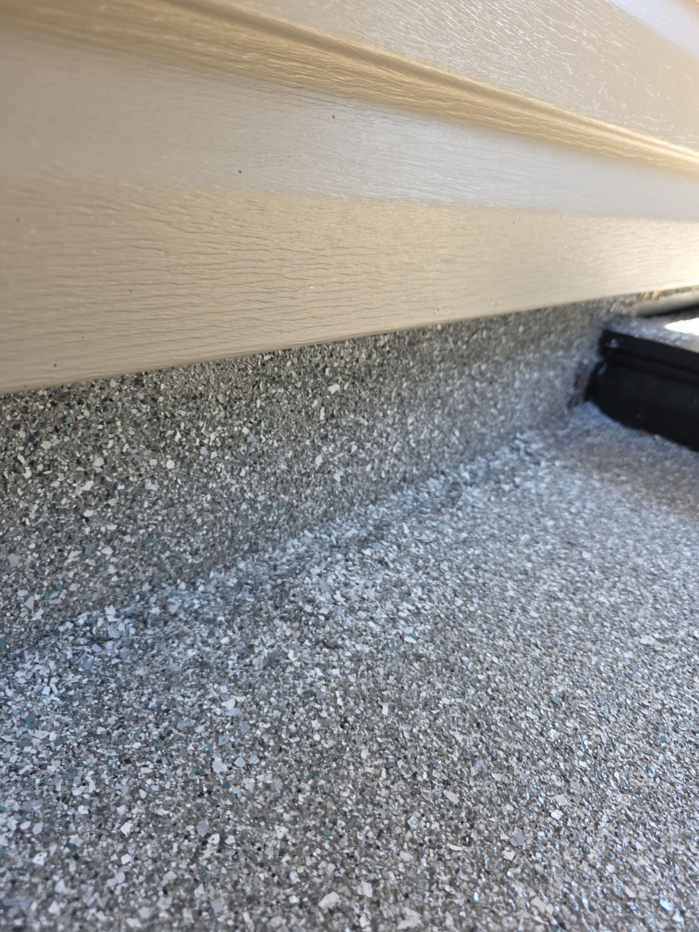 Patio Transformation using Turquoise Hybrid by Croc Coatings, LLC