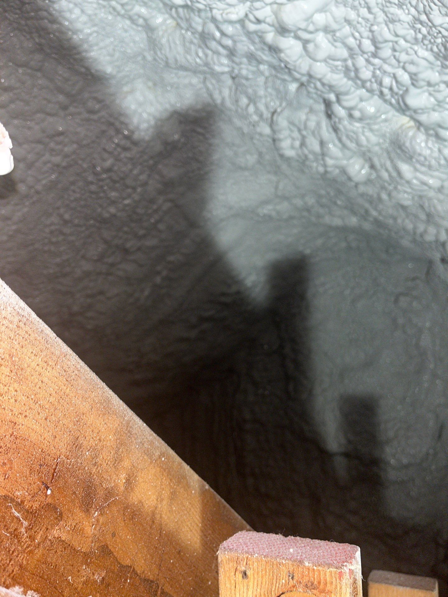 Attic Insulation using open cell spray foam by NYS Foam & Energy