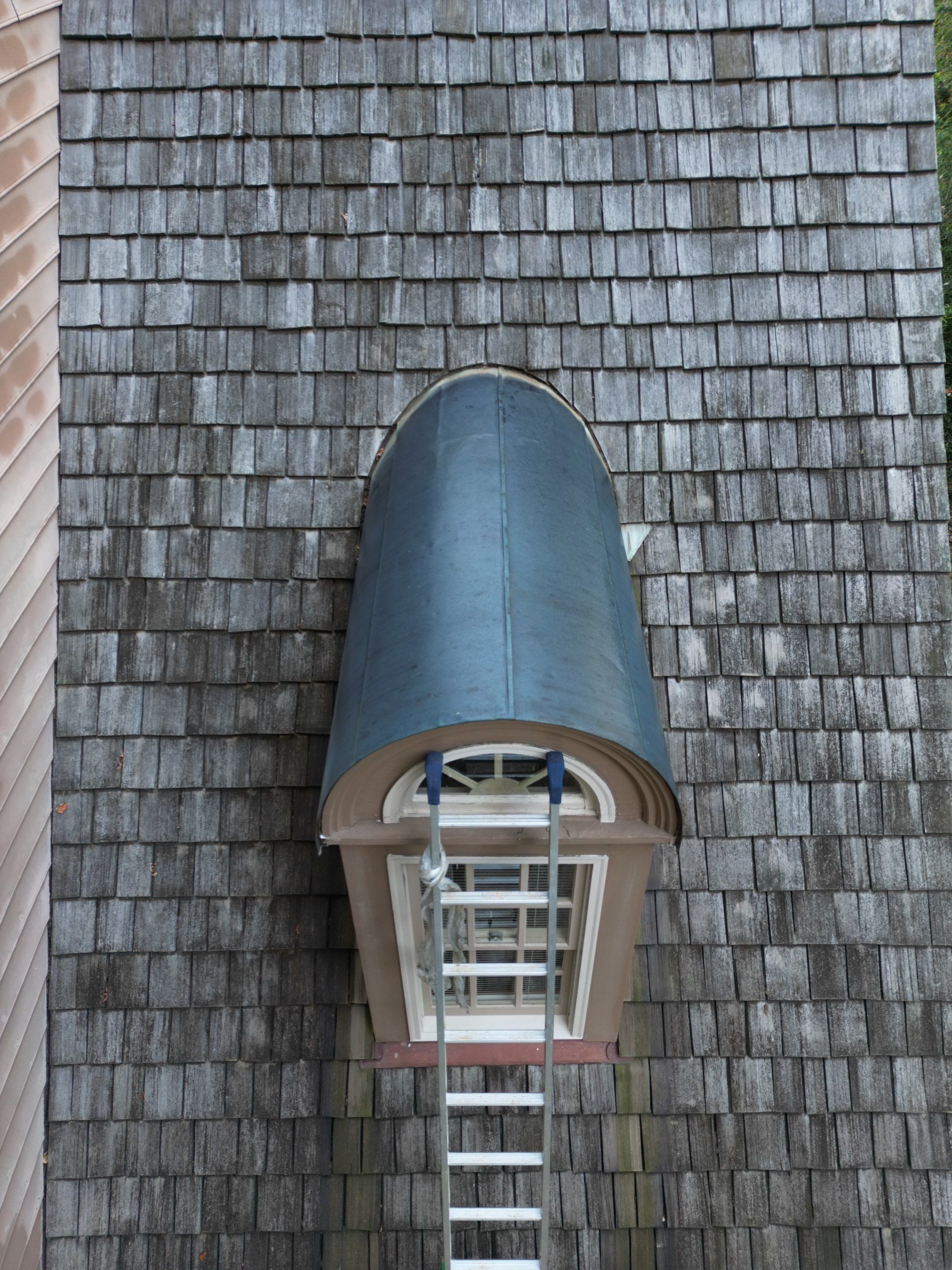 Copper Bay Window - New copper rounded dormer and copper bay window  by Pro Performance Roofing