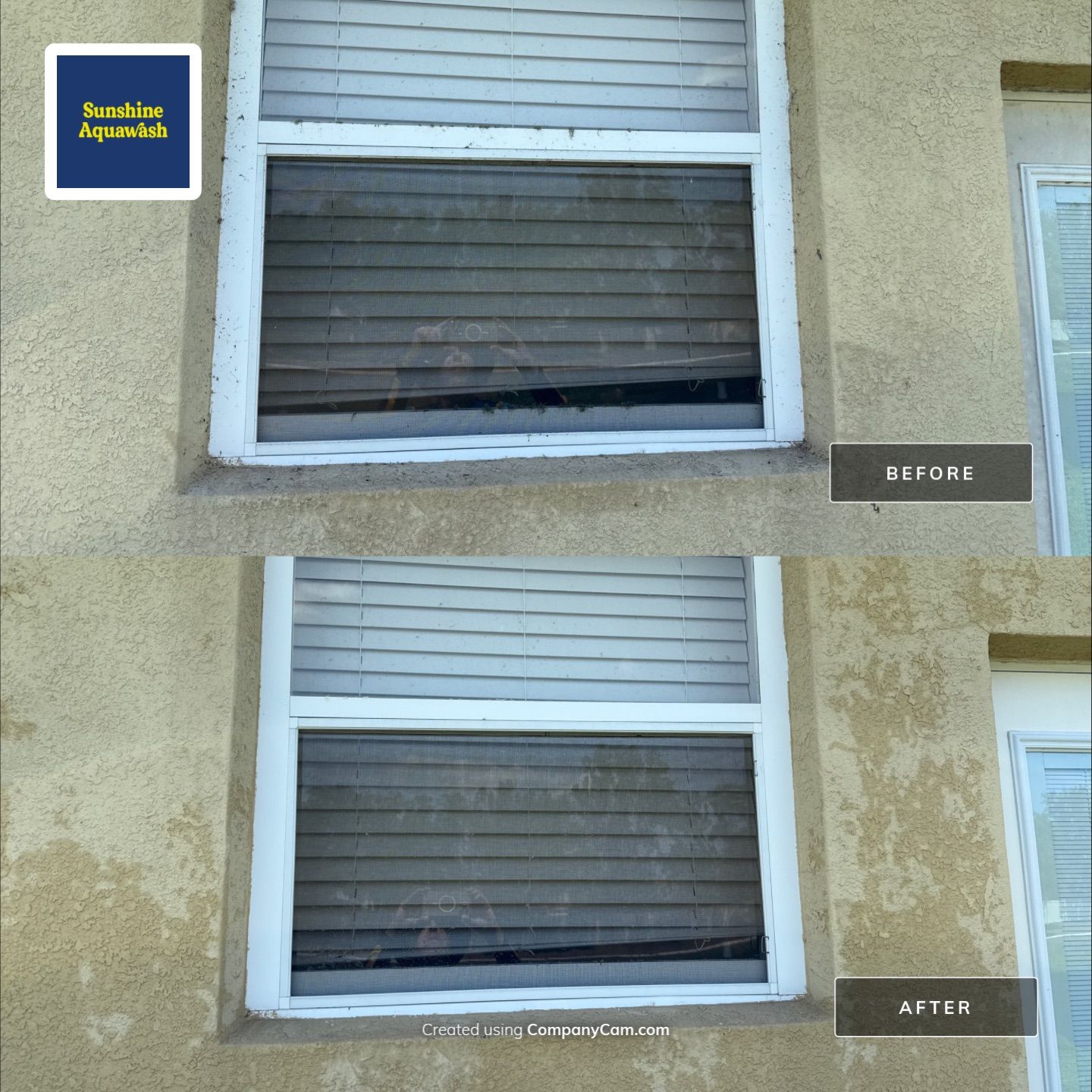 Driveway & Rear Wall Soft Wash | Lexington Community | Parrish, FL | Sunshine AquaWash by Sunshine AquaWash