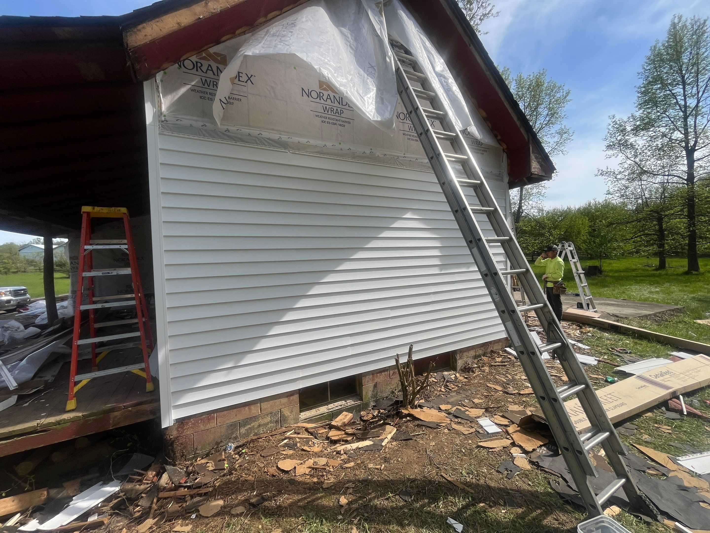Old Farmhouse Remodel by Columbus Roofing Company