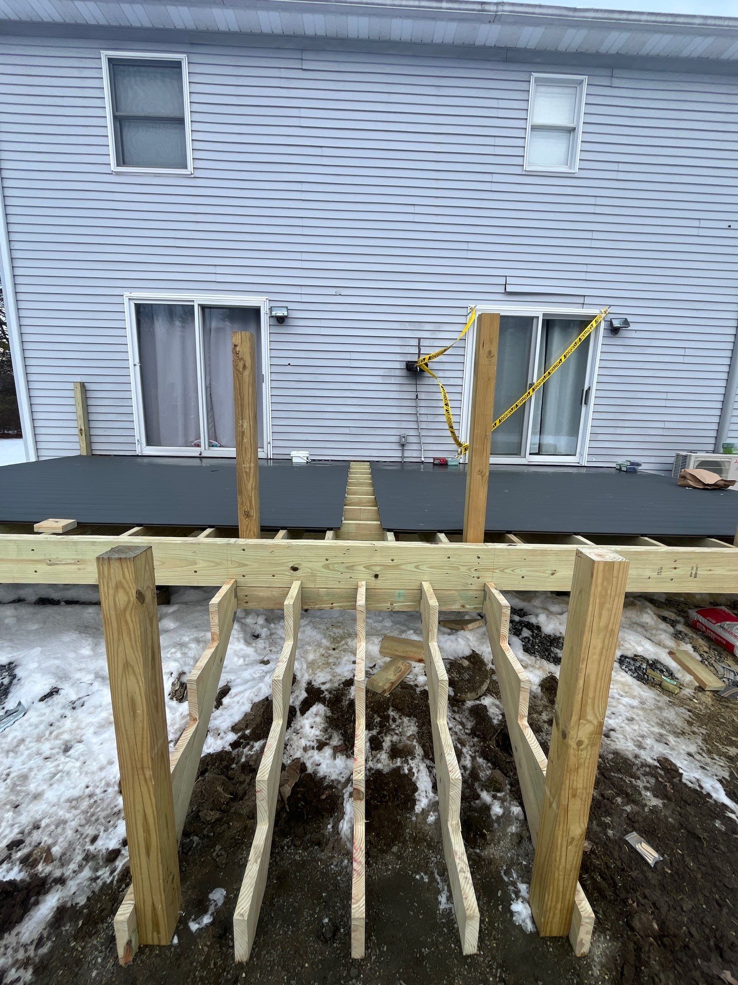 Deck Rebuild & Siding Work in Gorham by CML Roofing and General Contracting