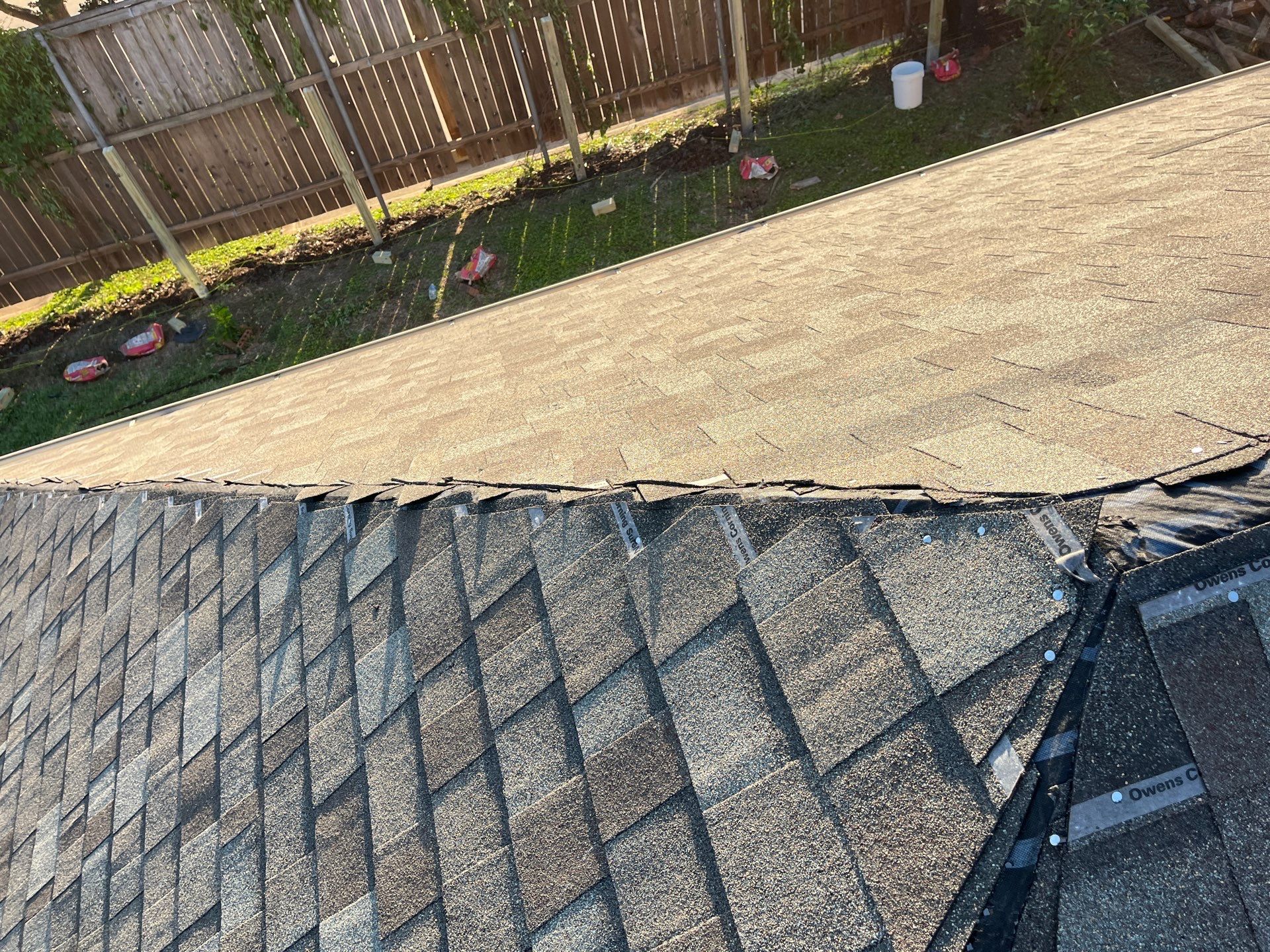 Residential Roofing Installation using Owen's Corning Duration (Lifetime) Shingles by Roof Repair Company