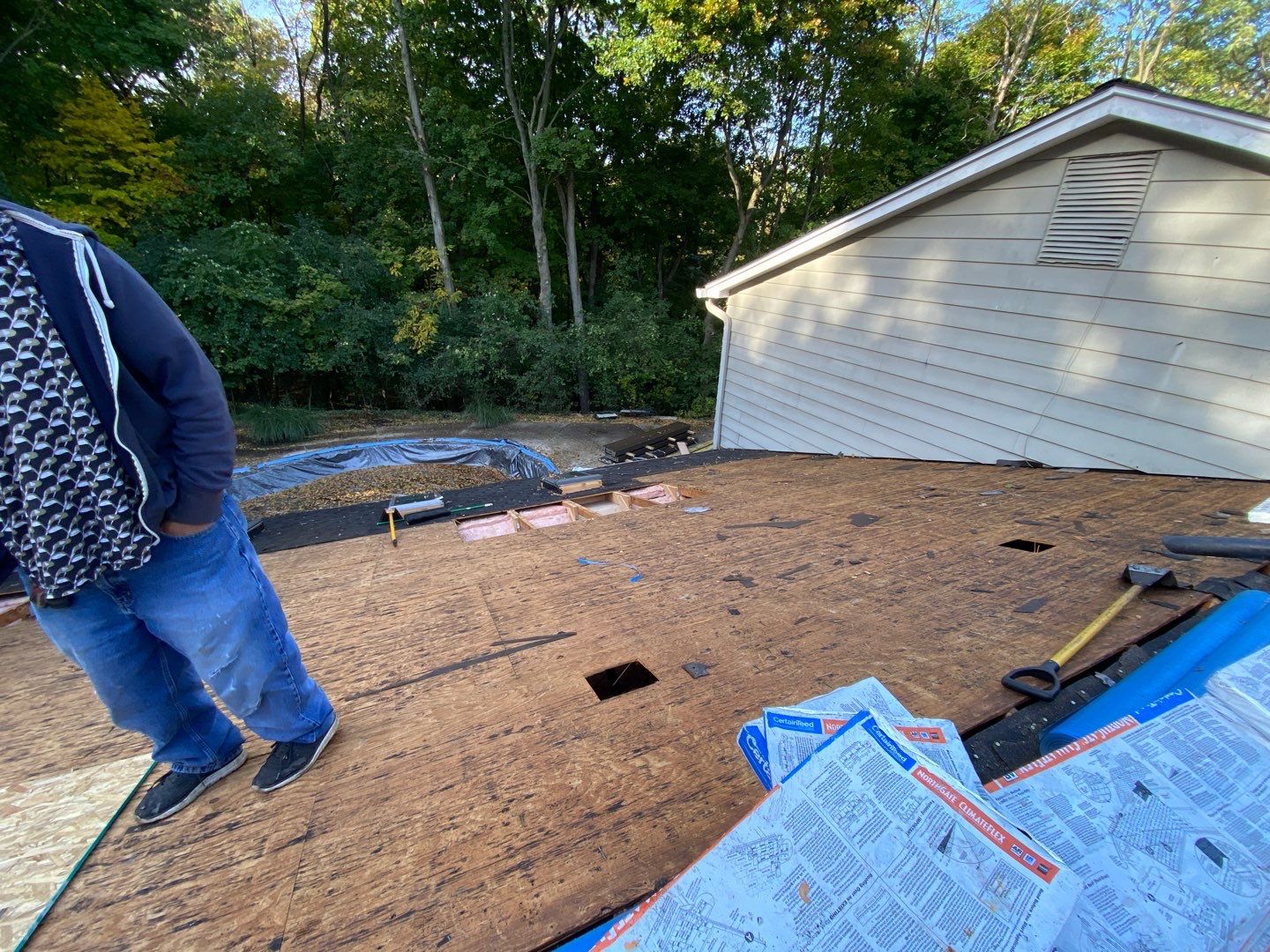 Roof Replacement using CertainTeed Landmark by 180 Contractors