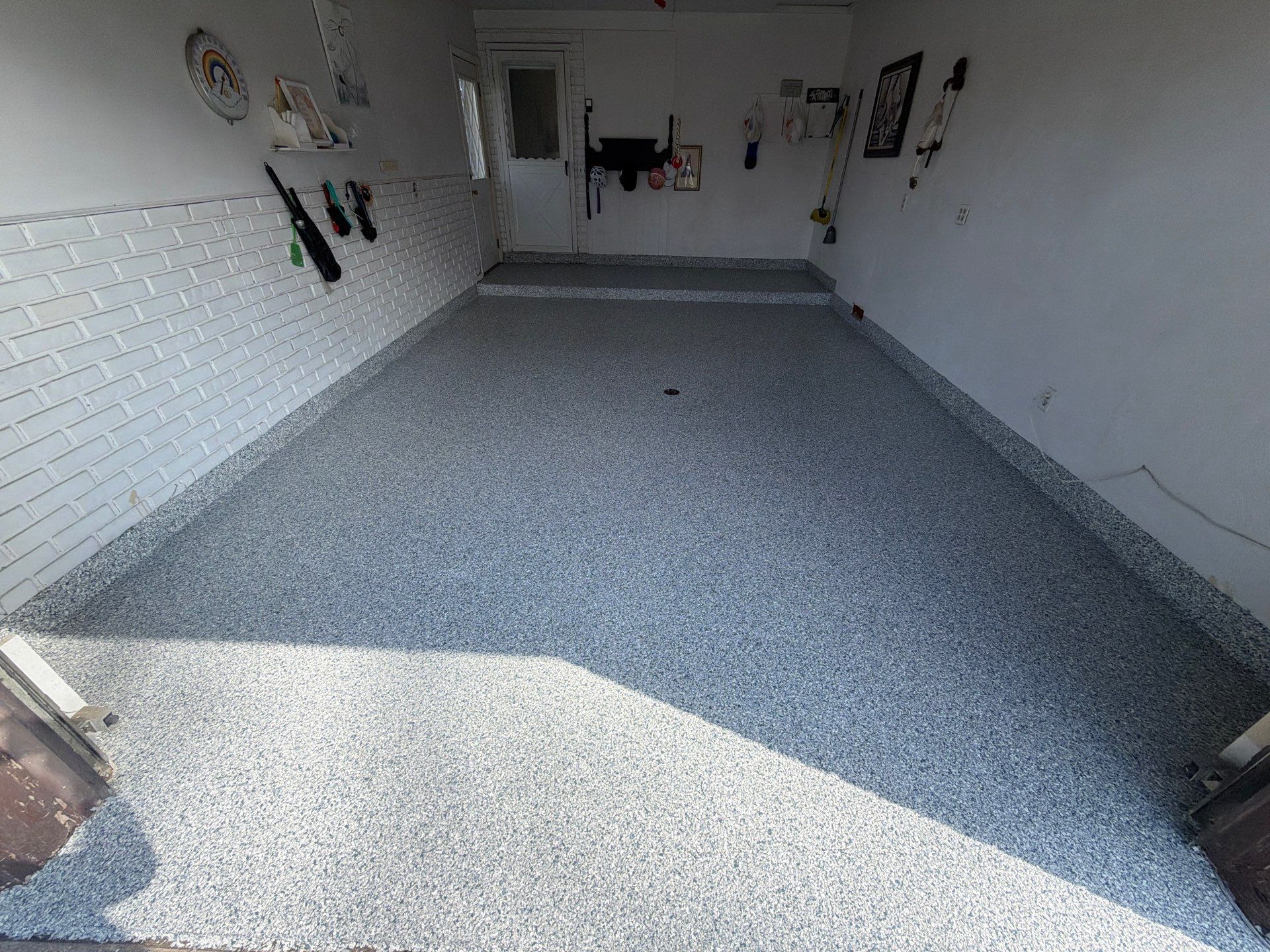 Garage Epoxy Flake Floor Installation – Muskegon, MI by Gordon Painting