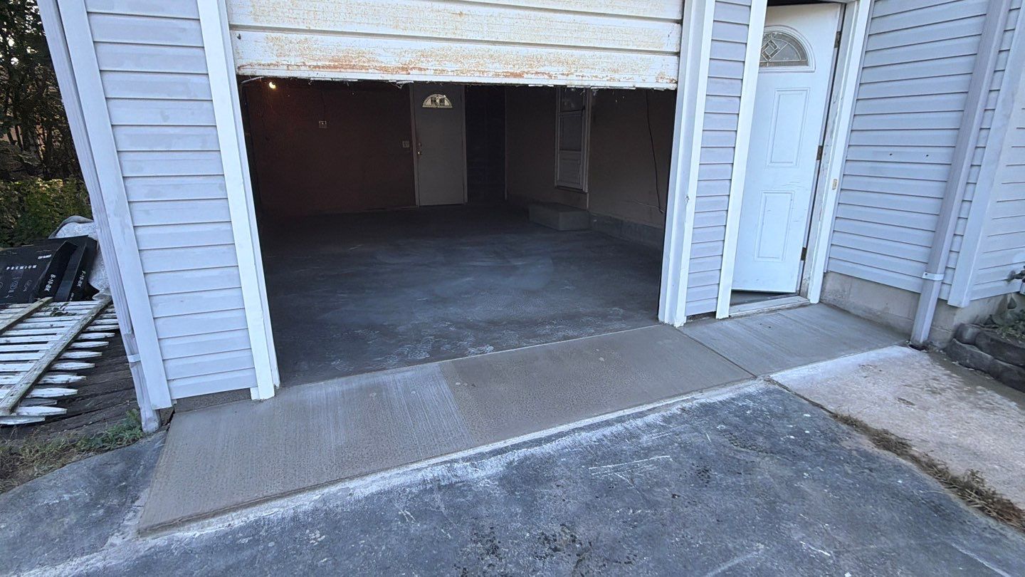 Rochester Garage Floor by NG Masonry & Construction LLC