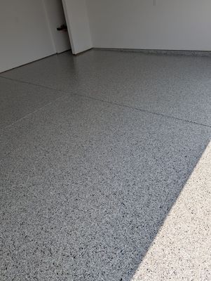 Garage Floor Coating using Coyote