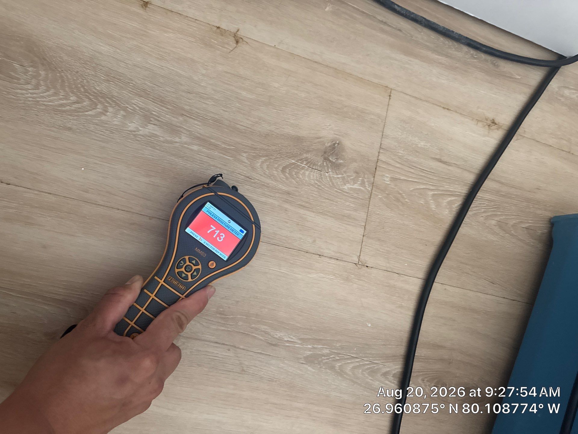Water Damage Restoration and Moisture Mitigation for Residential Interior by SuperClean
