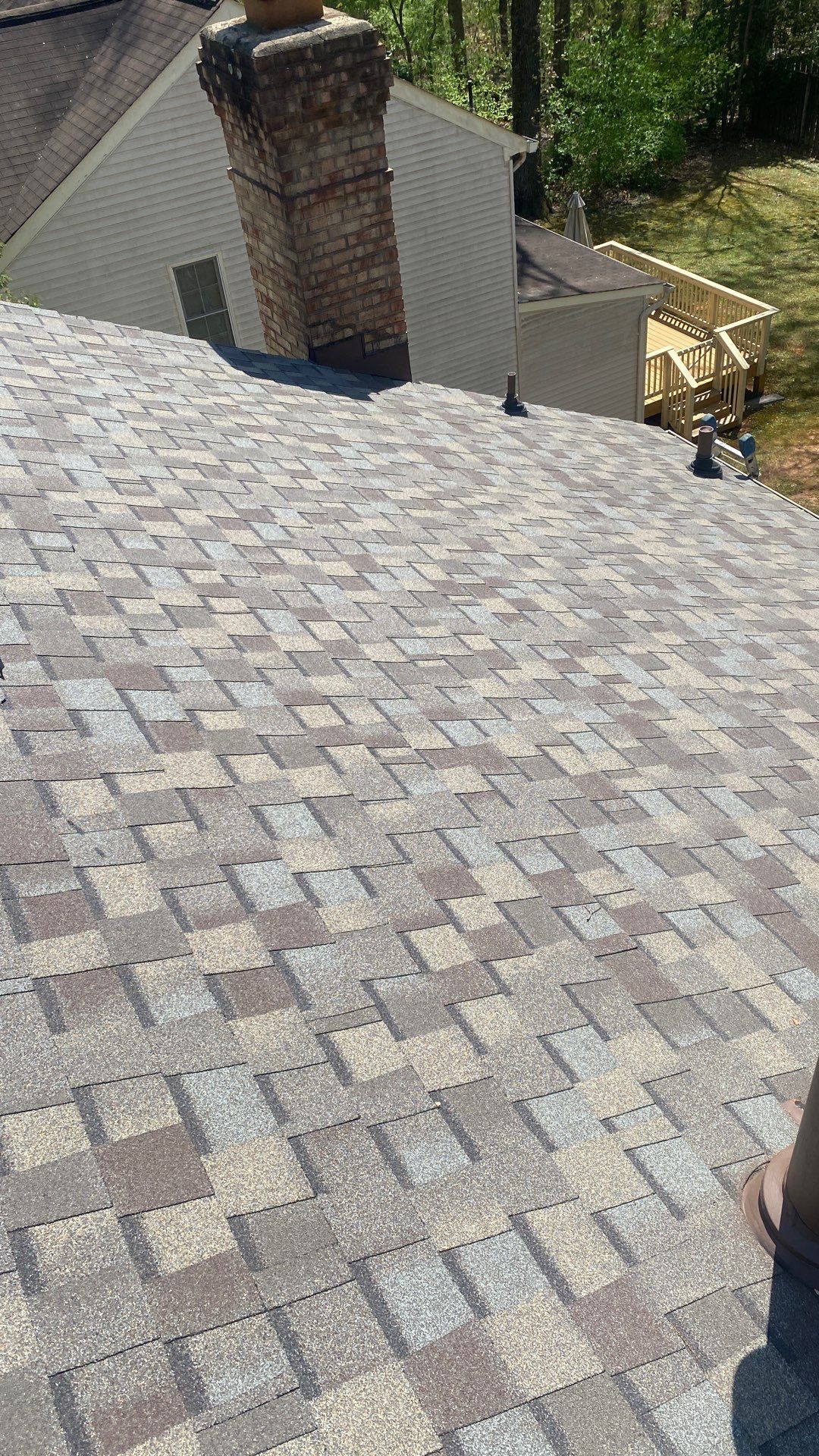 Burke: Residential Roof Replacement with CertainTeed Landmark Pro in Max Def Weathered Wood by RM Banning, Inc.