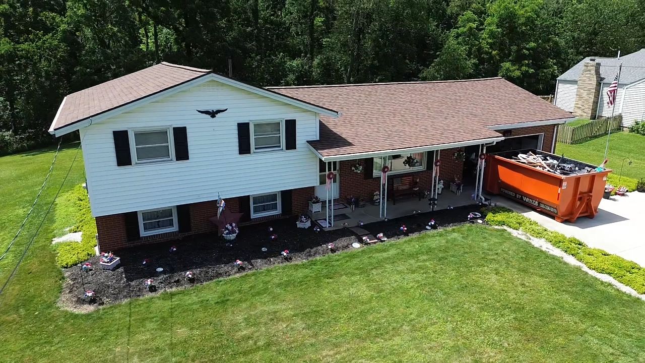 Atlas Pinnacle, Color, Burnt Hickory, Drip Edge, Color, Royal Brown by Eagle Eye Roofing