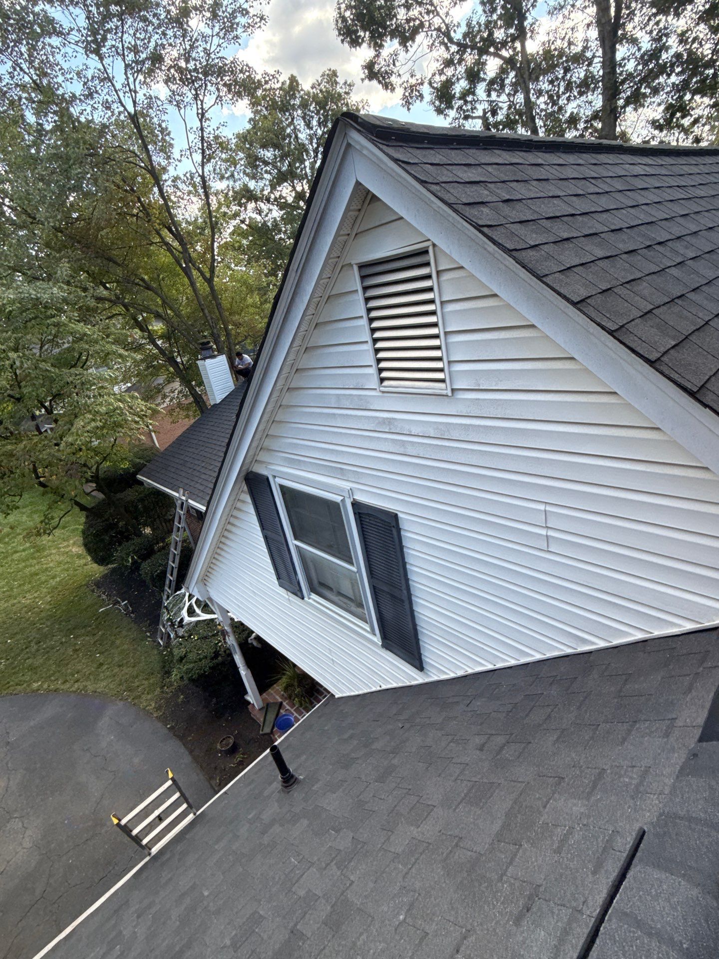 Falls Church: Residential Roof Replacement with CertainTeed Landmark in Moire Black  by RM Banning, Inc.