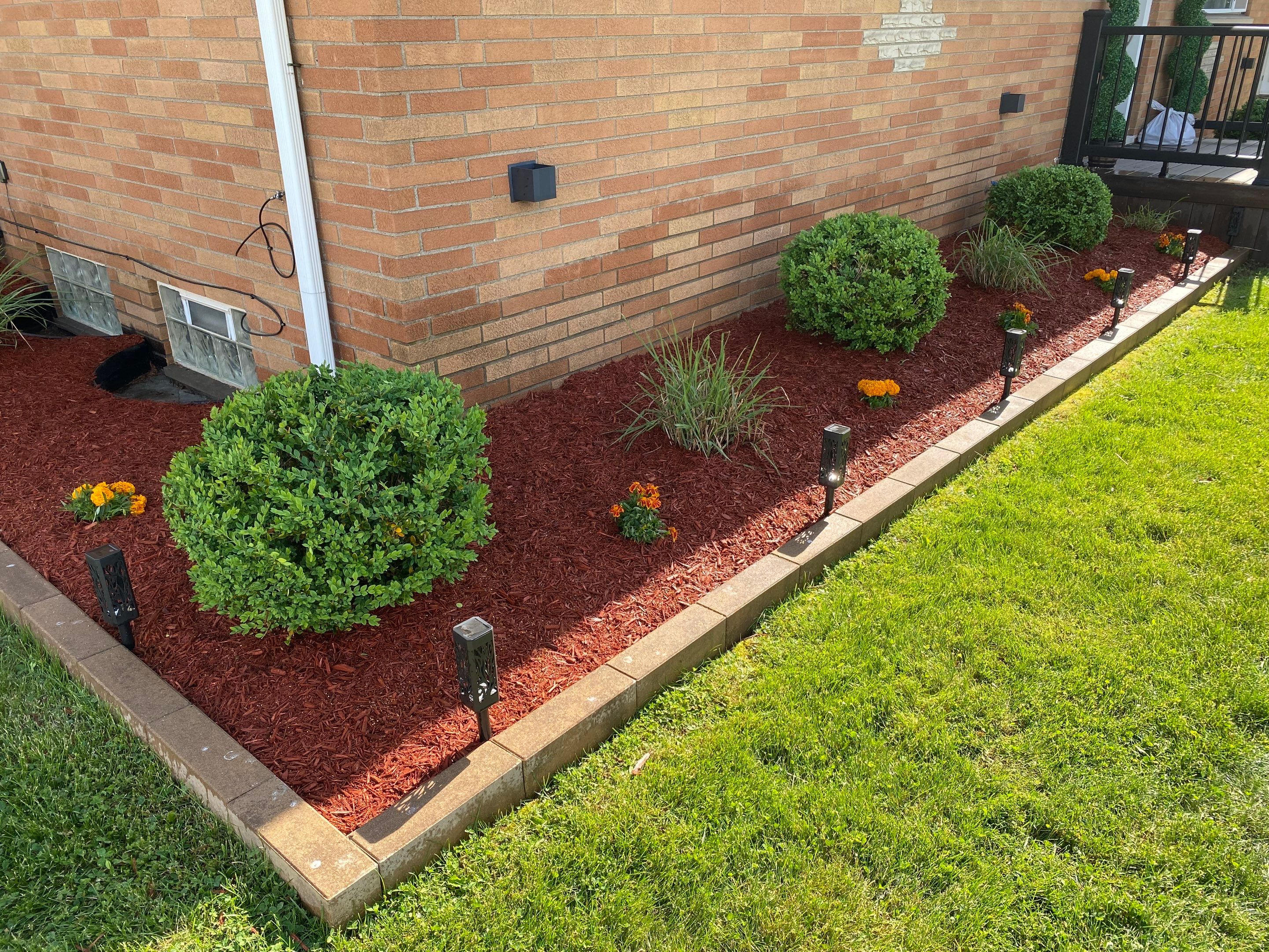 Chestnut Brick Project by Elm Rose Gardens