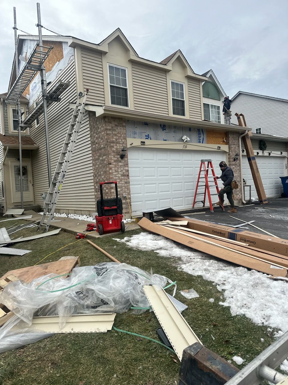Roof and siding replacement by hail and wind damage by Just Brilliant Restoration JBR