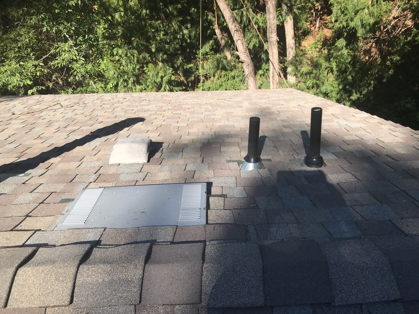Solar powering this home by Byers Enterprises 