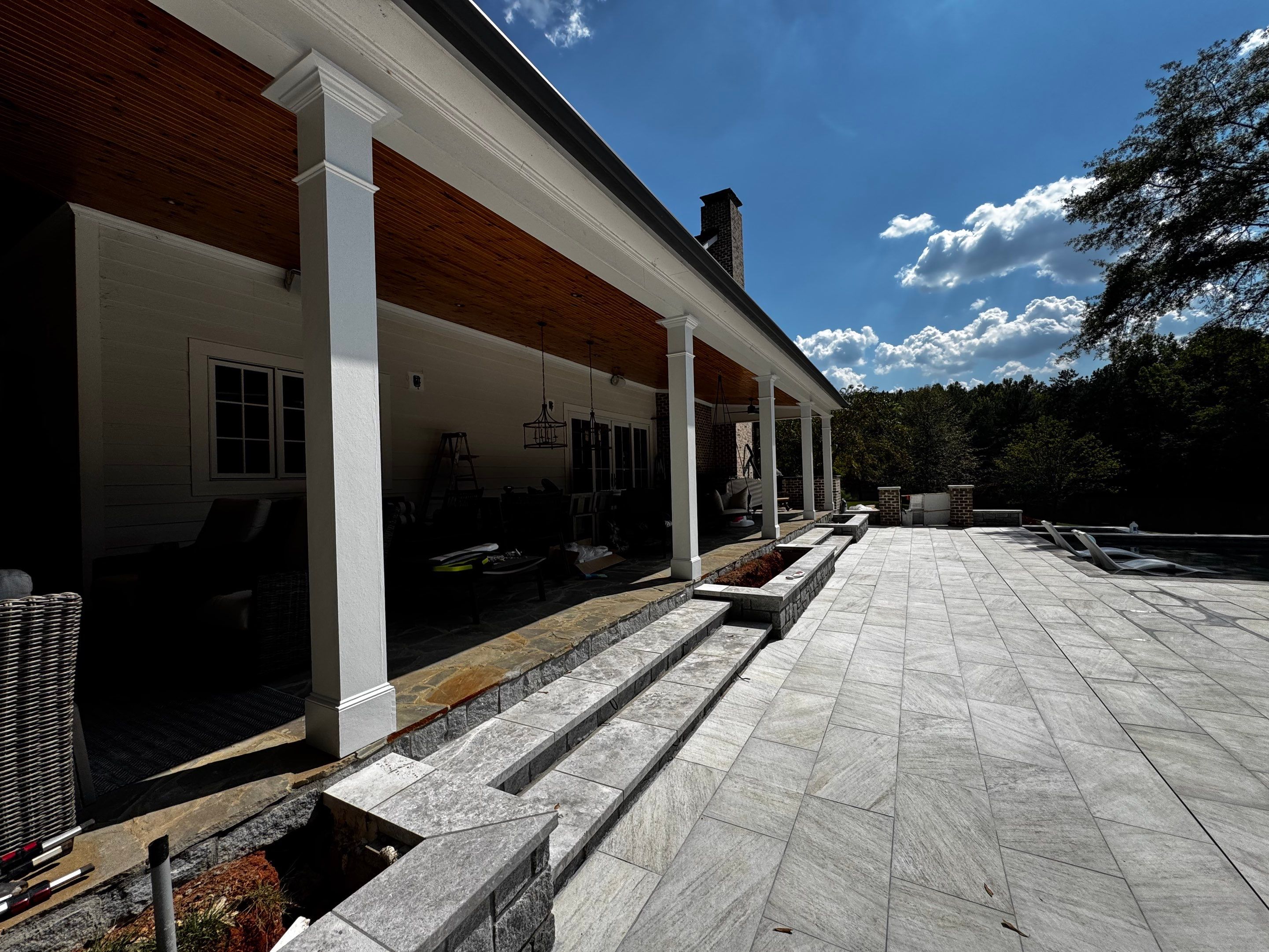 Exterior Column Refinishing and Interior Bedroom Painting in Monroe by PGP Surface Solutions, LLC