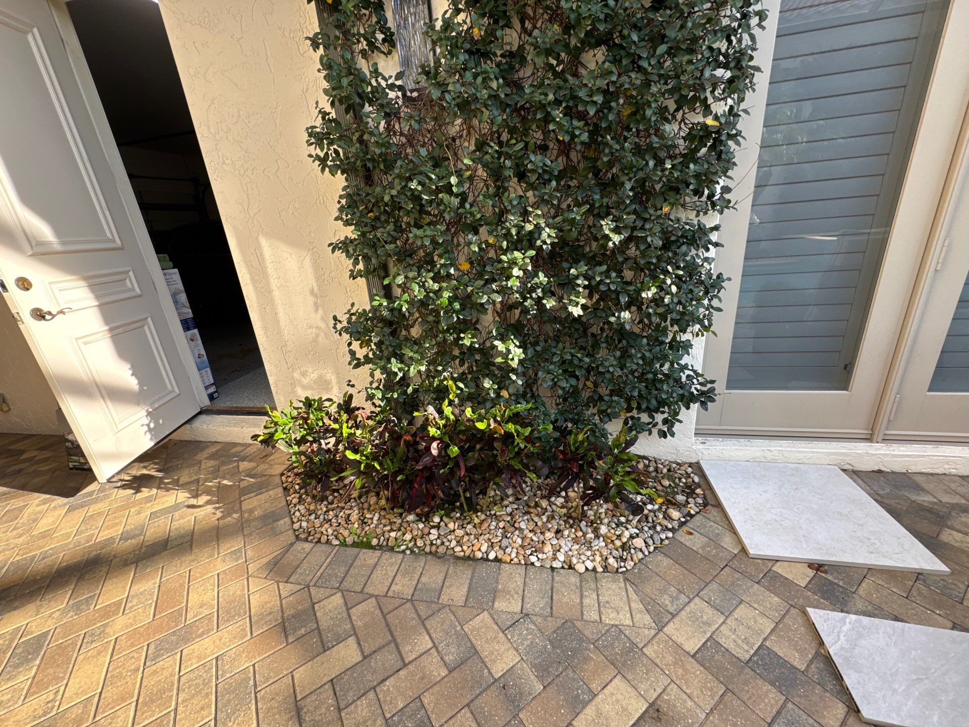 Pool Deck/Landscape/landscape lighting/pool coping/porcelain pavers/Pelican Marsh by Old Town Pavers Llc