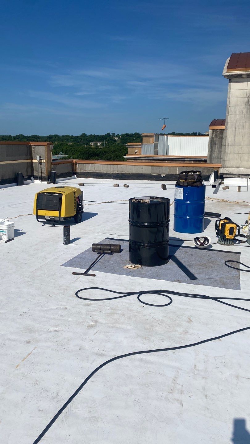 TPO Project in McAlester by Decor Roofing & Restoration